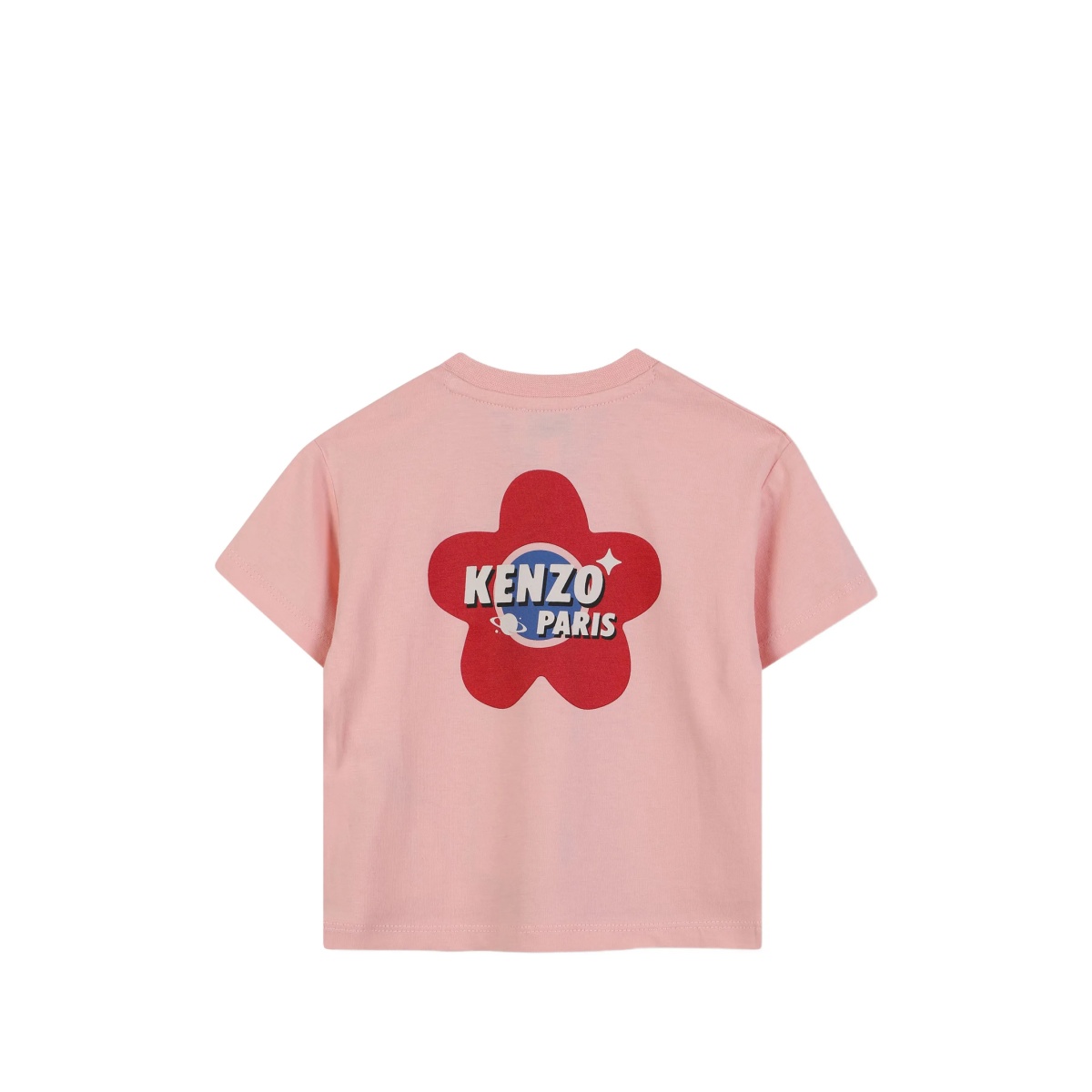 flower-graphic cotton T-shirt - Img 2