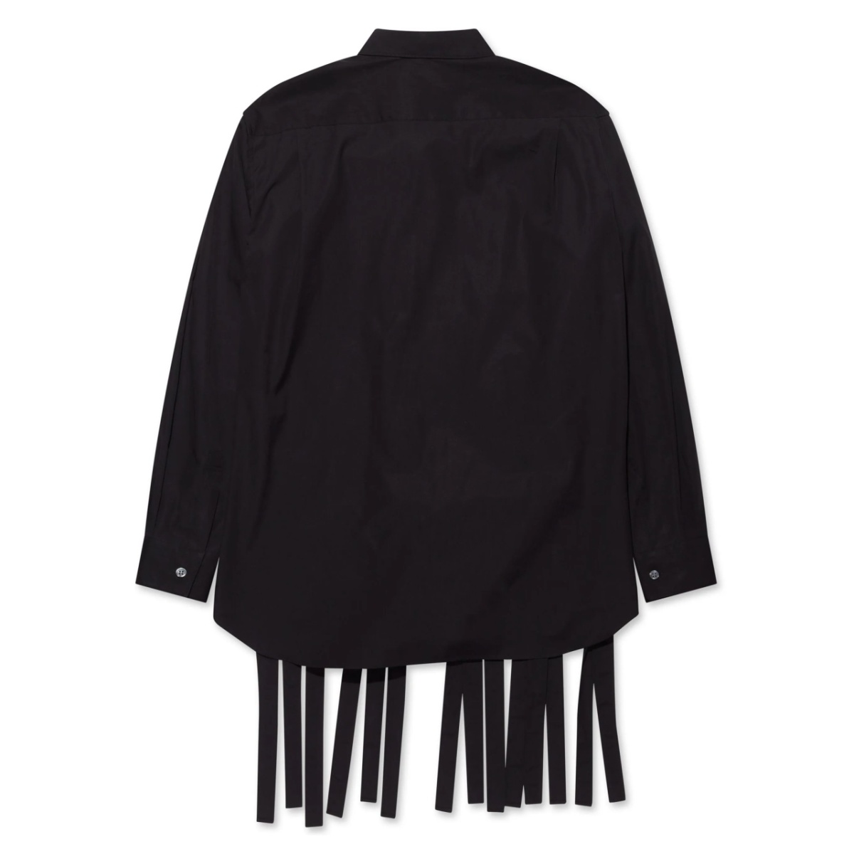fringed pleated cotton shirt - Img 2