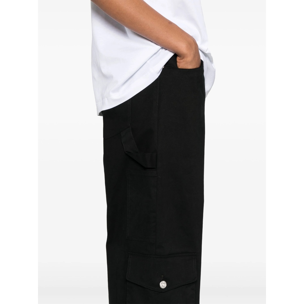 gabardine-weave cargo pants - Img 5