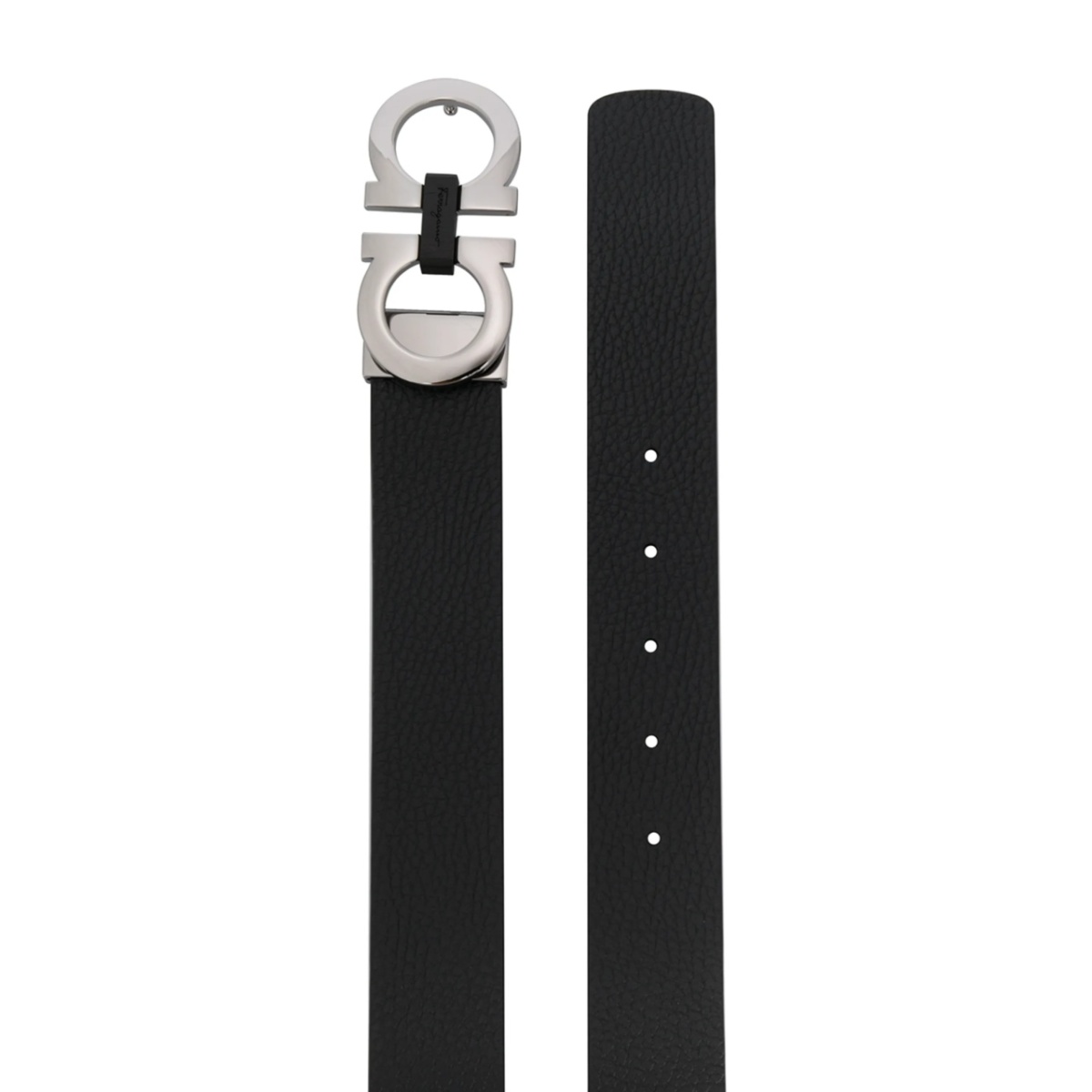 Gancini silver-tone hardware belt - Img 2