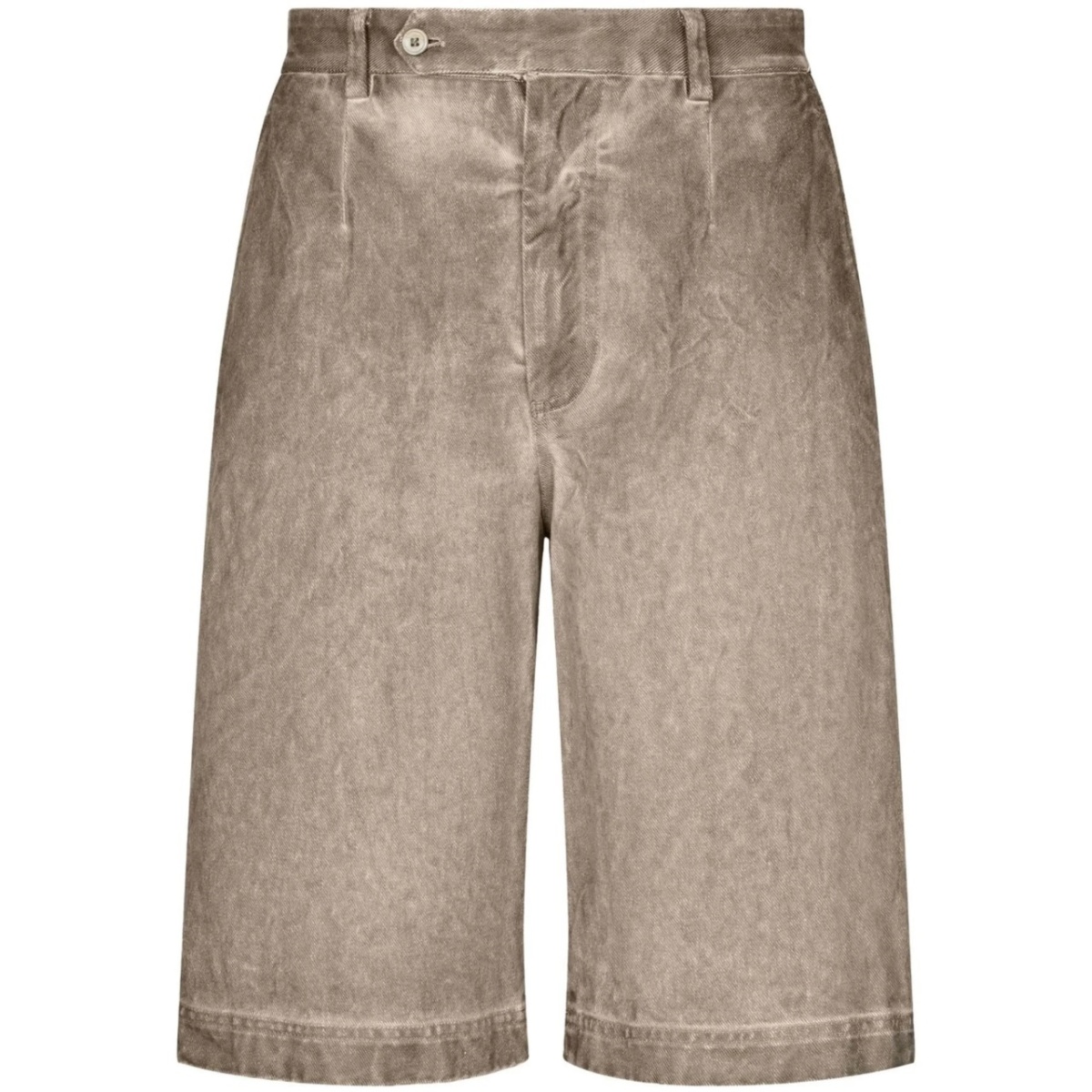 garment-dyed cotton shorts