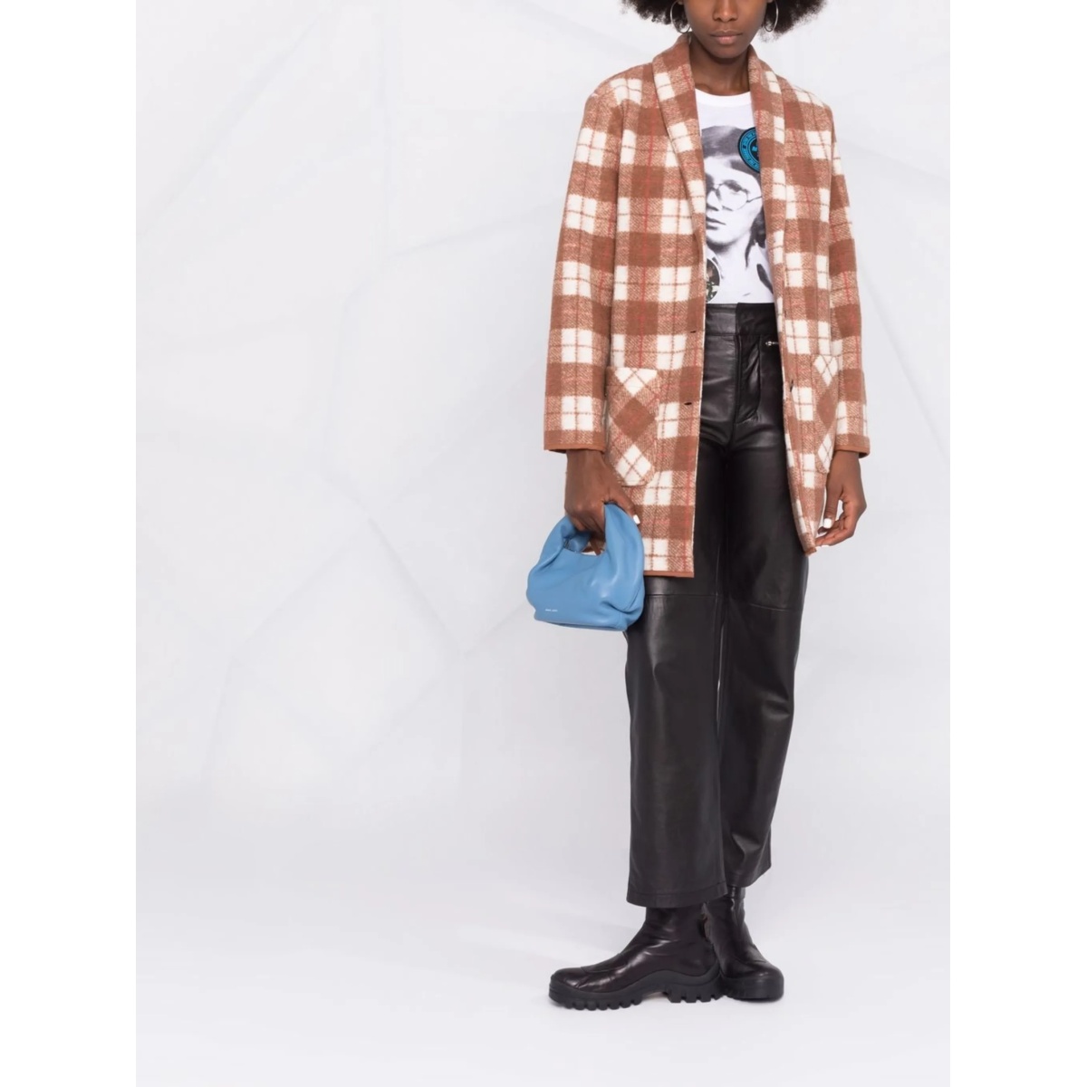 Gentry plaid-check coat - Img 2