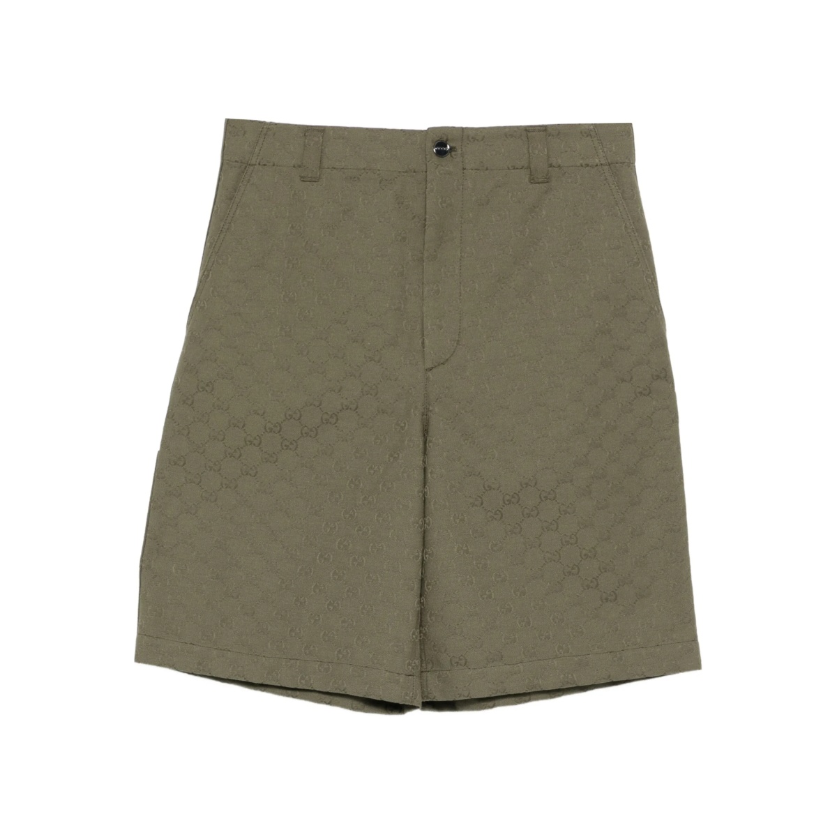 GG-monogram cotton shorts