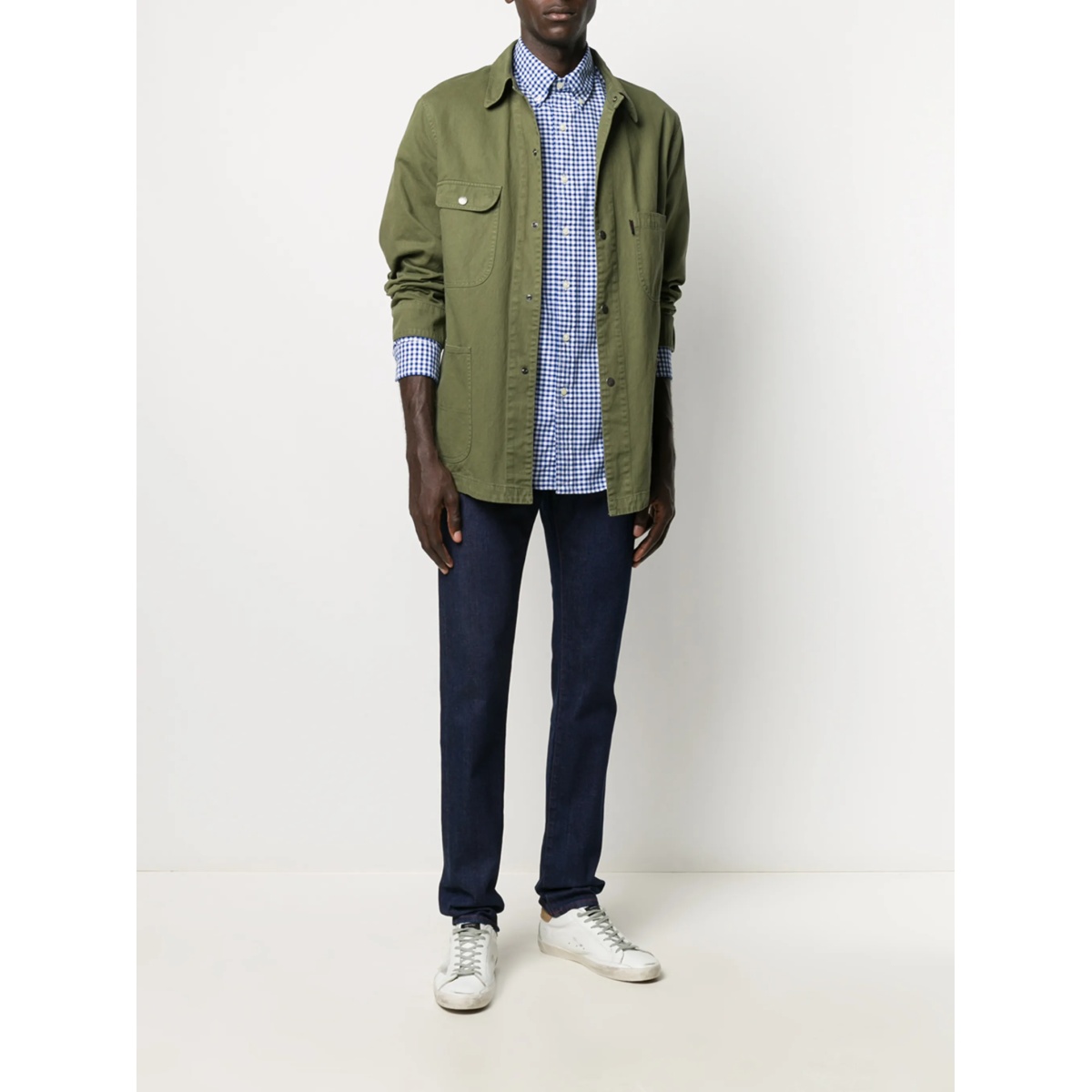 gingham button-down shirt - Img 2