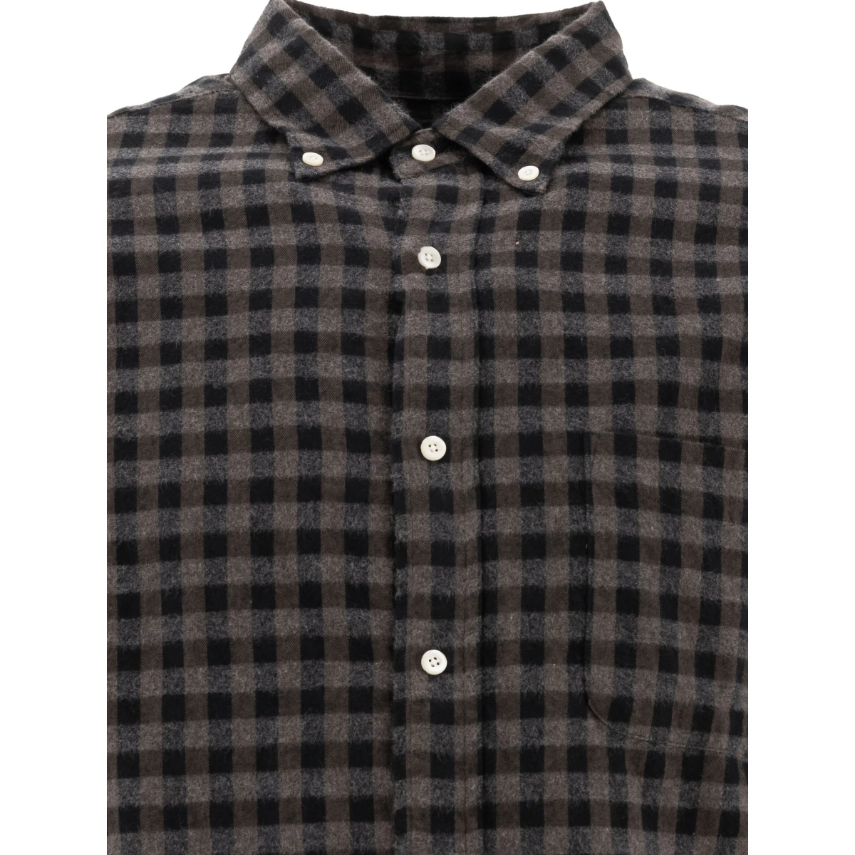 Gingham-check cotton shirt - Img 3