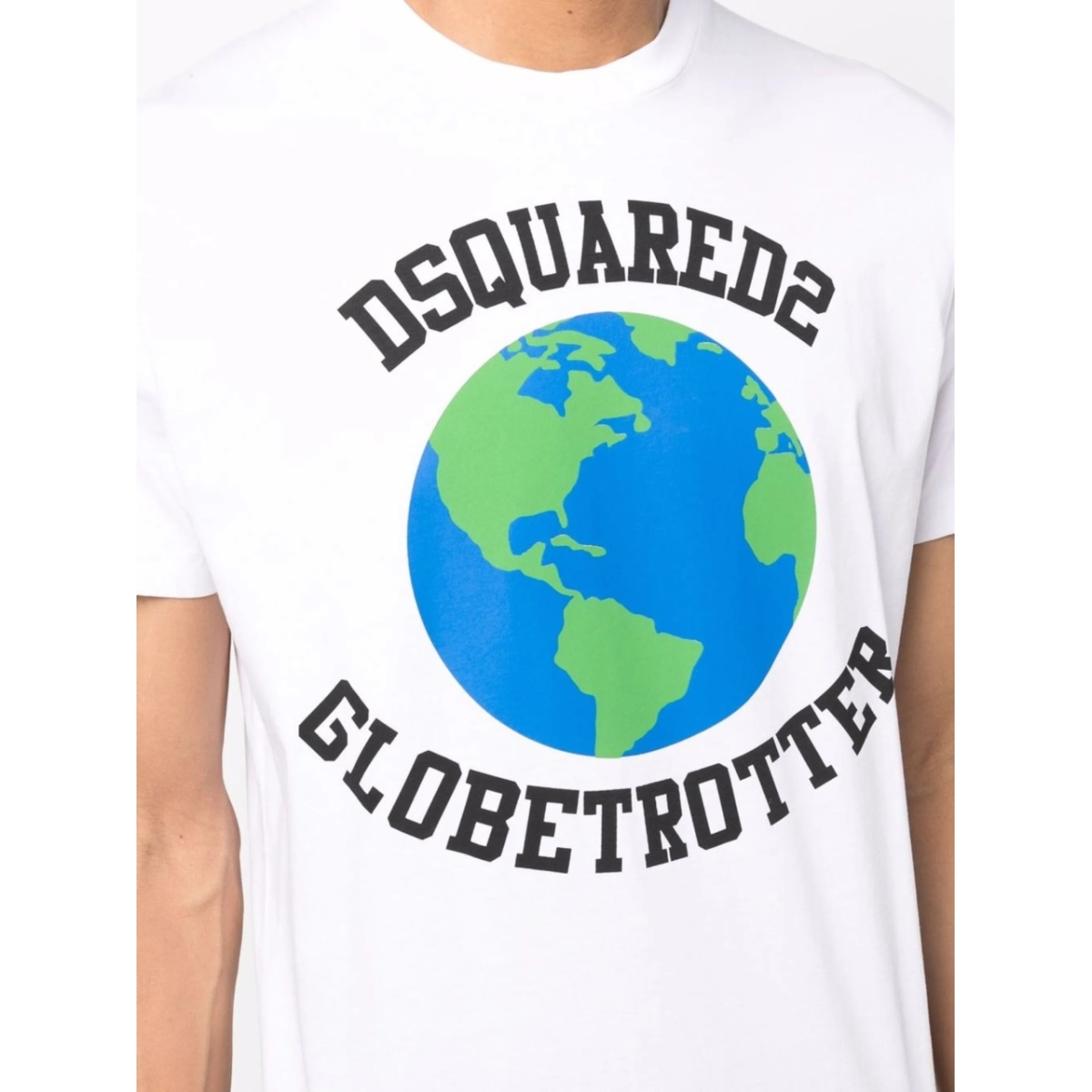 Globetrotter logo-print T-shirt - Img 5