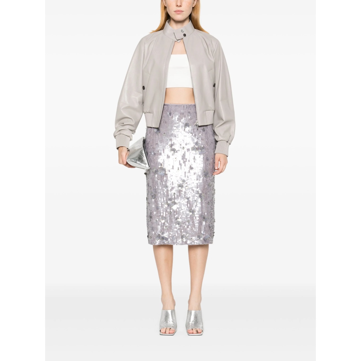 Glow midi skirt - Img 2