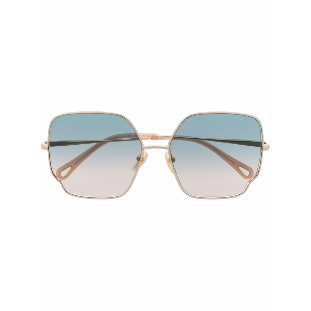 gradient-sense square-frame sunglasses