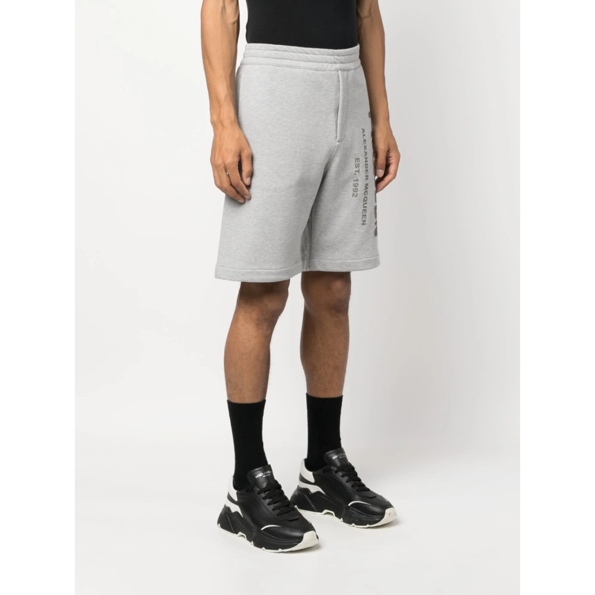 Graffiti-print track shorts - Img 3
