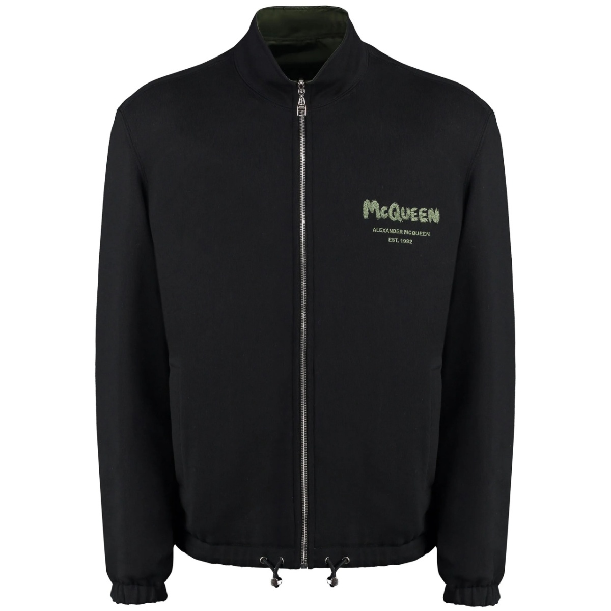 Graffiti reversible bomber jacket