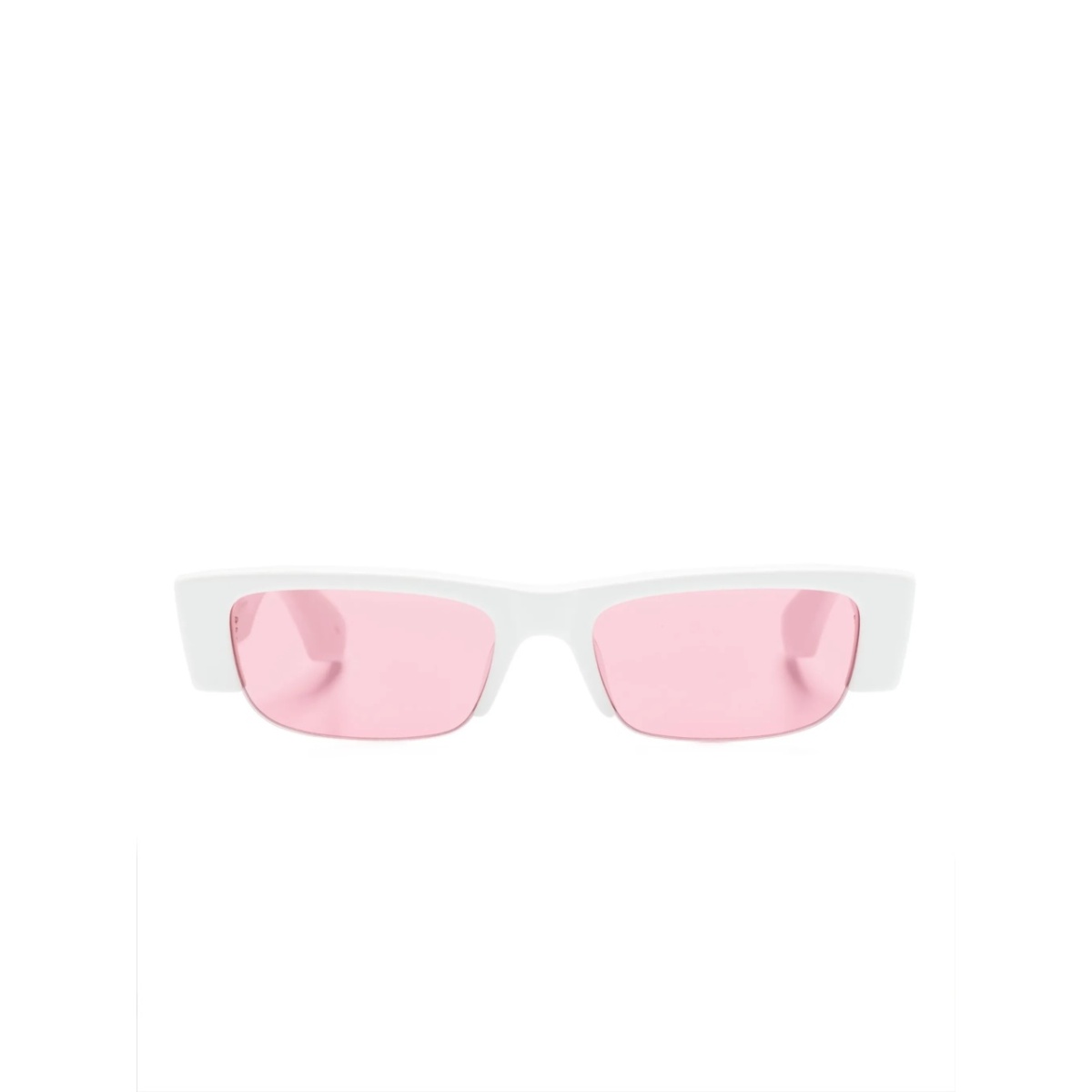 Graffiti slashed rectangle sunglasses