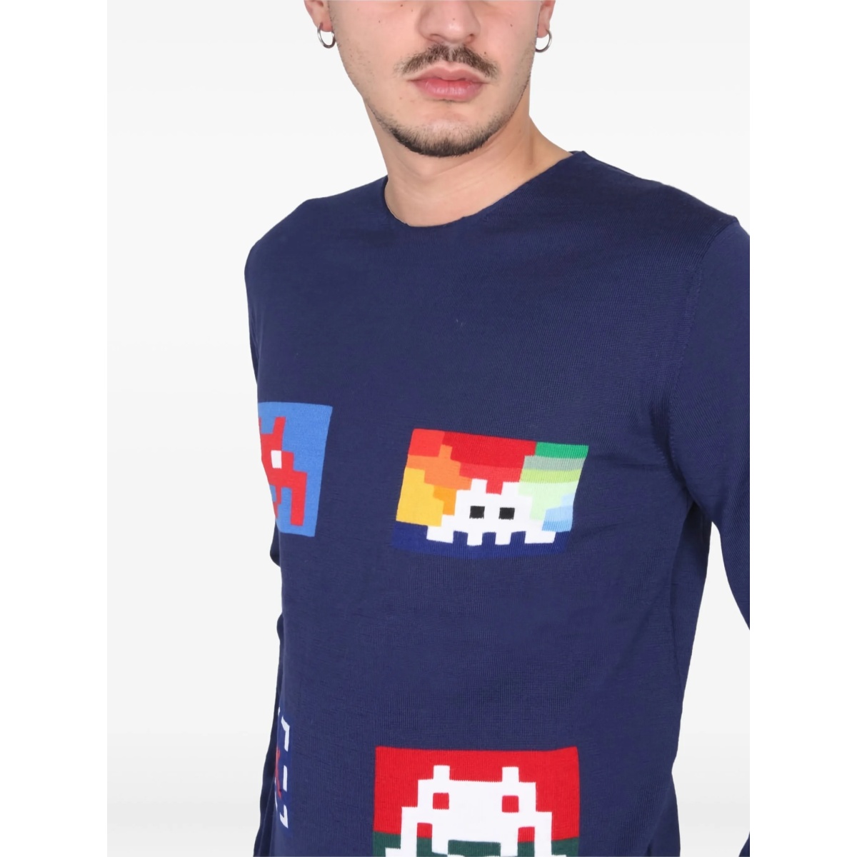 graphic crewneck knitwear - Img 4