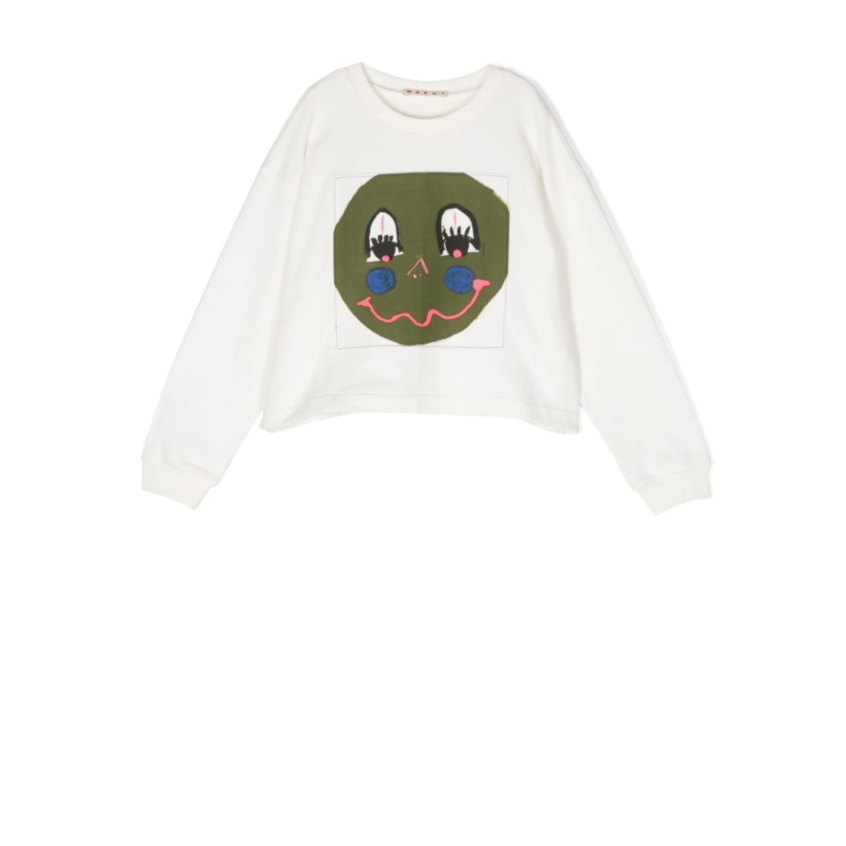 graphic-print long-sleeve sweatshirt