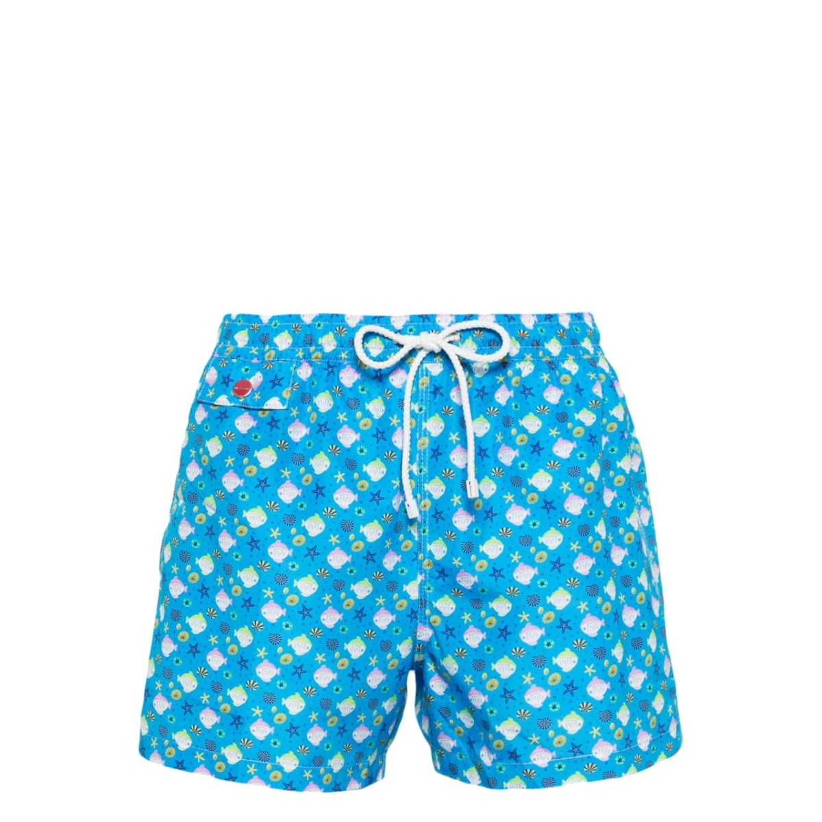 graphic-print swim shorts