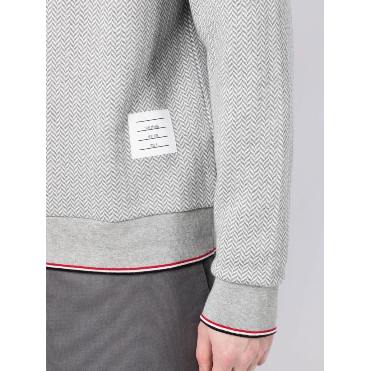 herringbone pattern sweater - Img 5