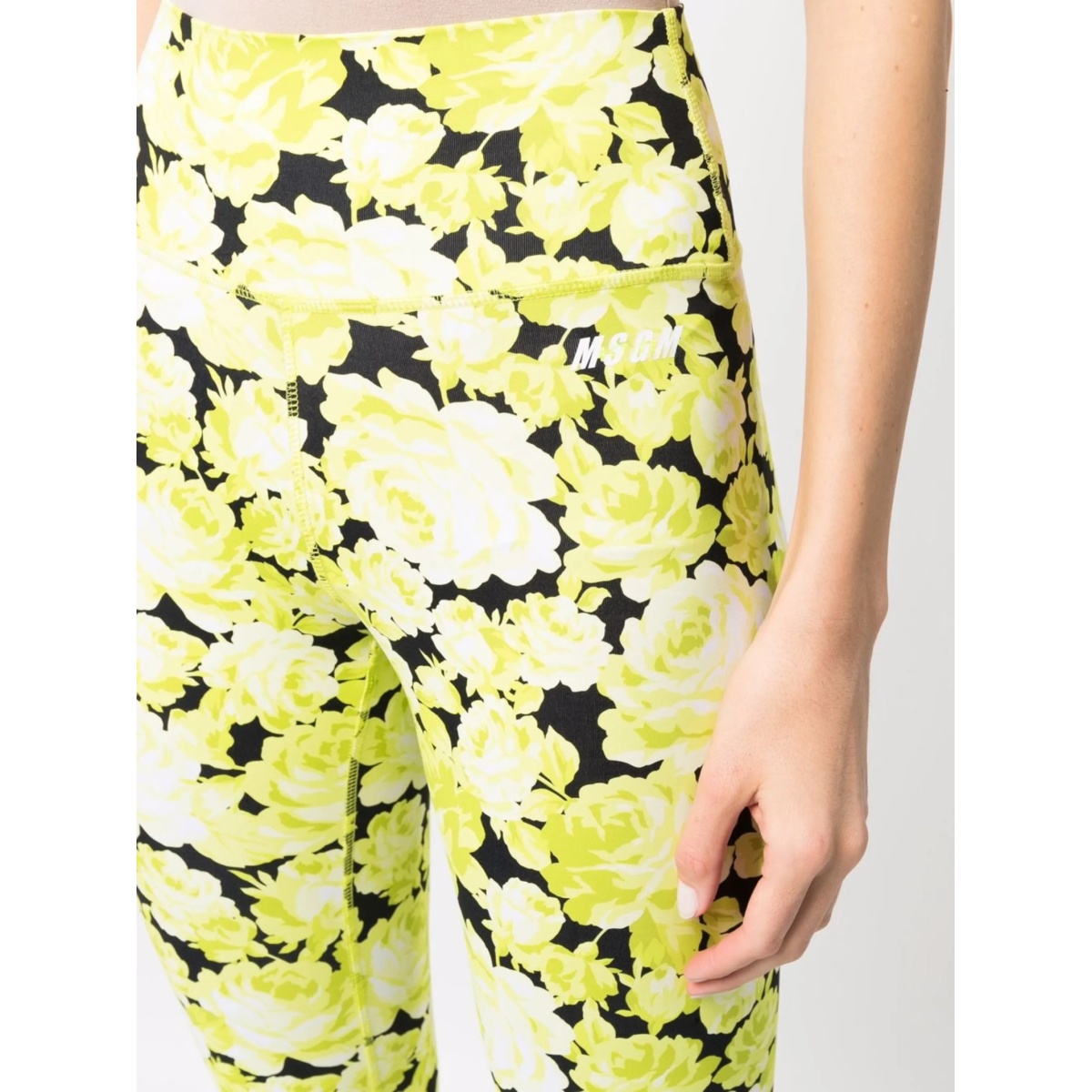 high-waist floral leggings - Img 5