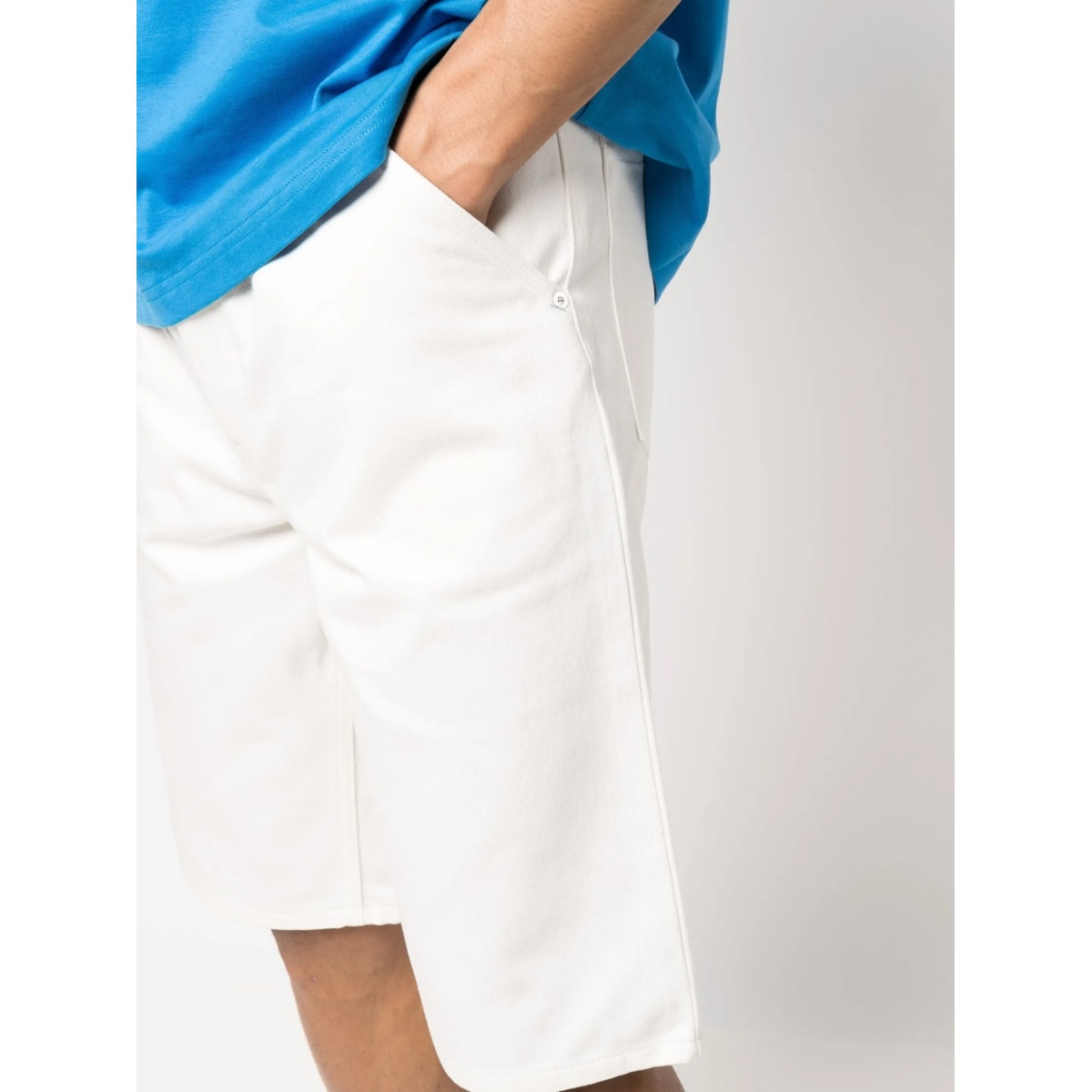 high-waisted A-line bermuda shorts - Img 5