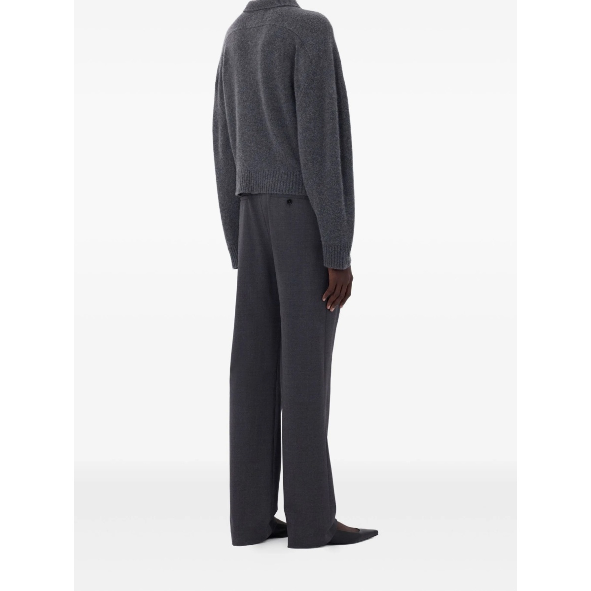 Homere LDS polo-neck ribbed sweater - Img 4
