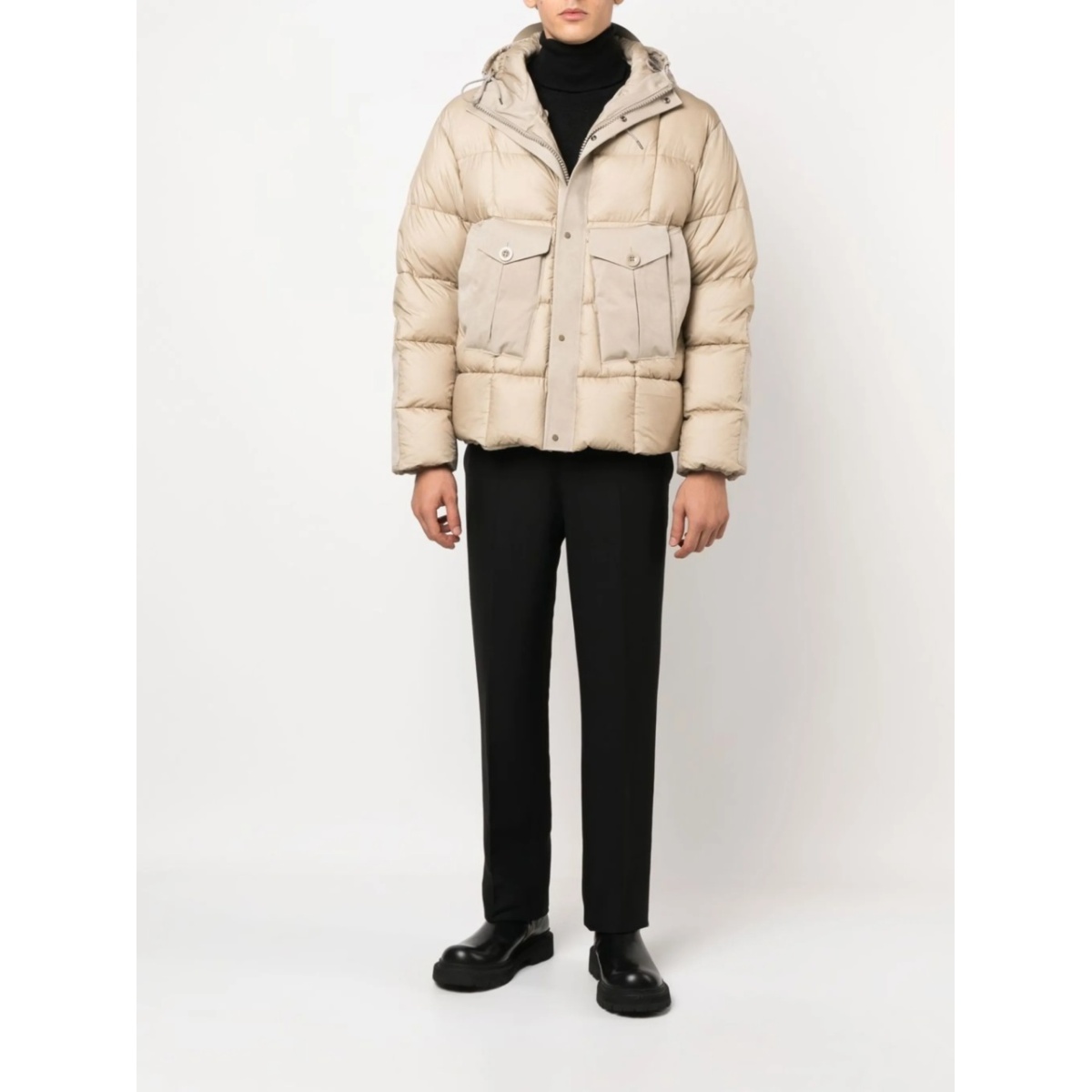 hooded padded jacket - Img 2