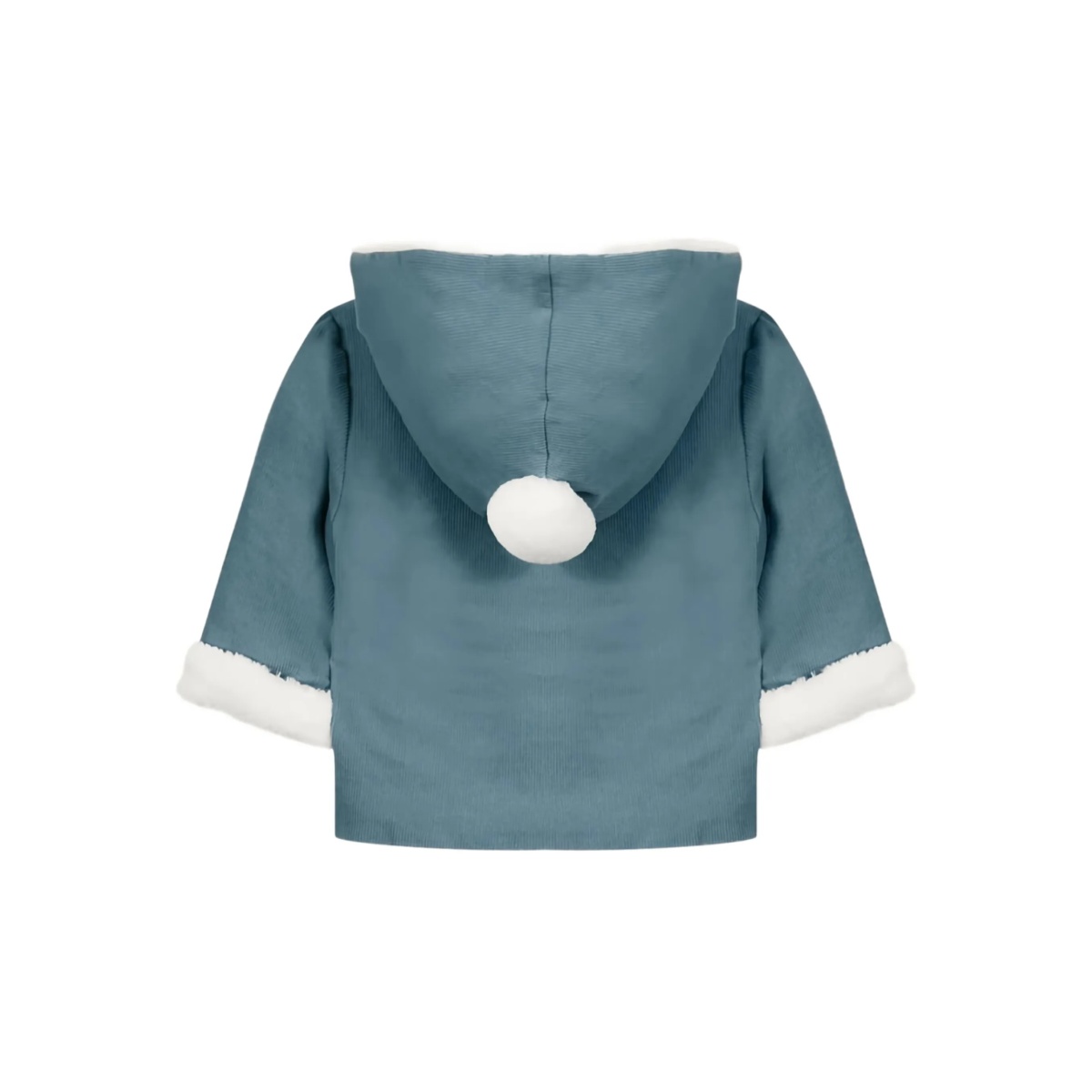 hooded-pompom jacket - Img 2
