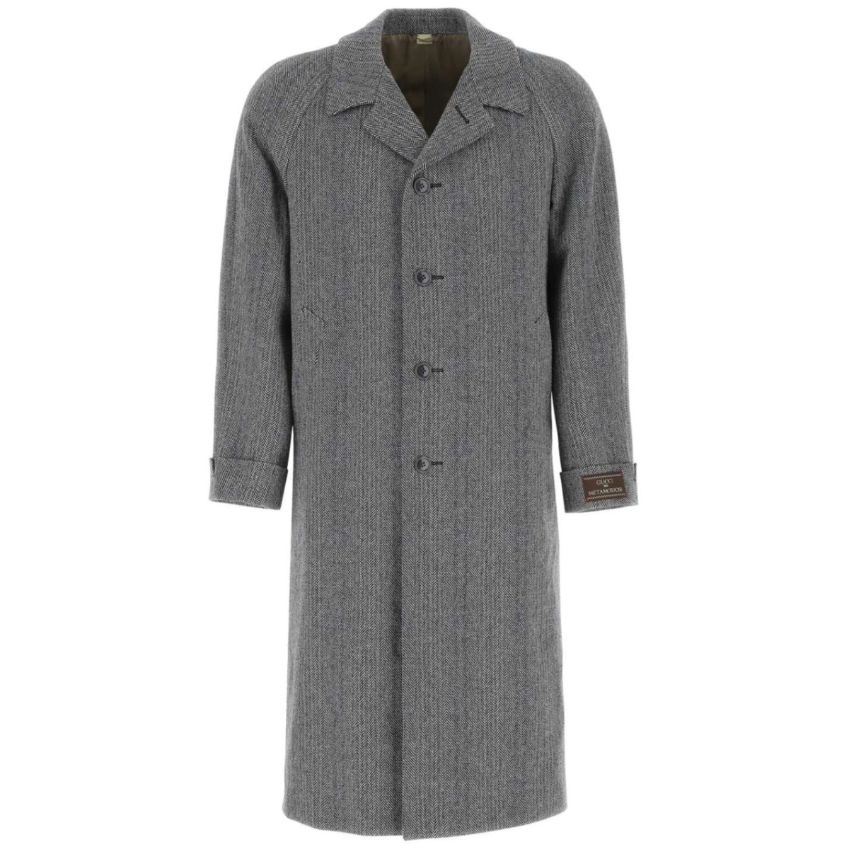 houndstooth-check coat