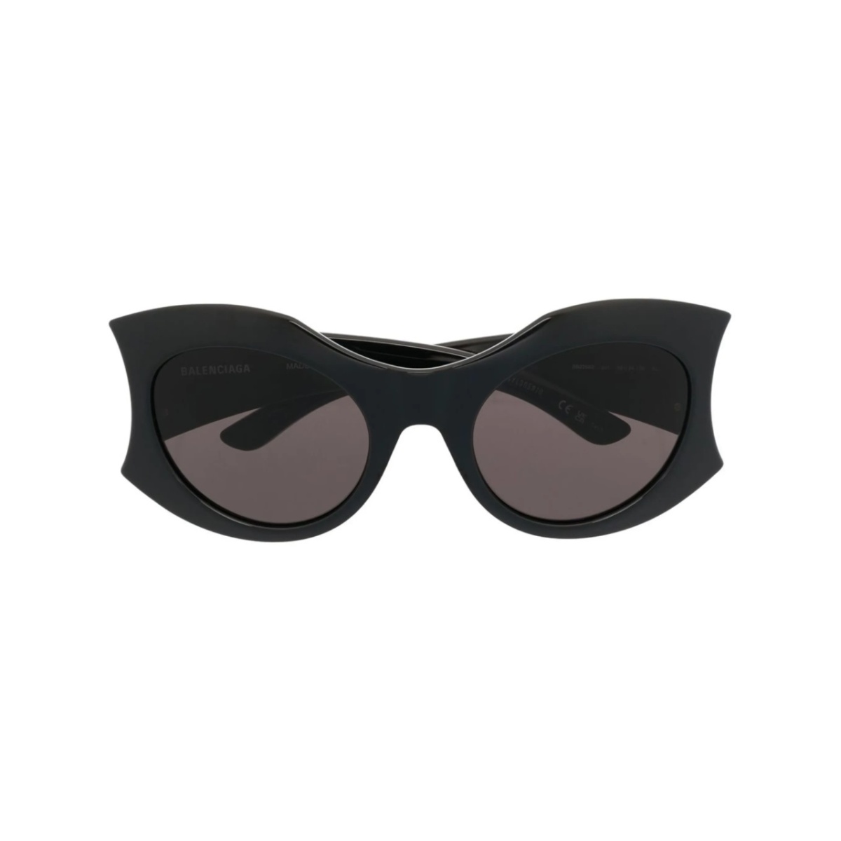 Hourglass round-frame sunglasses