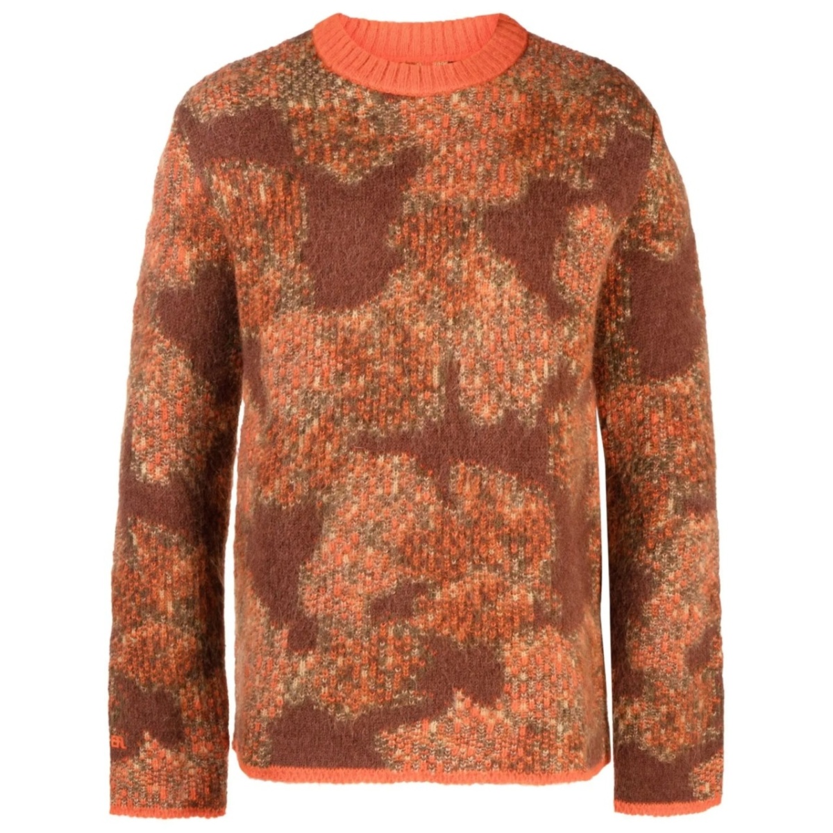 intarsia-knit alpaca-wool jumper