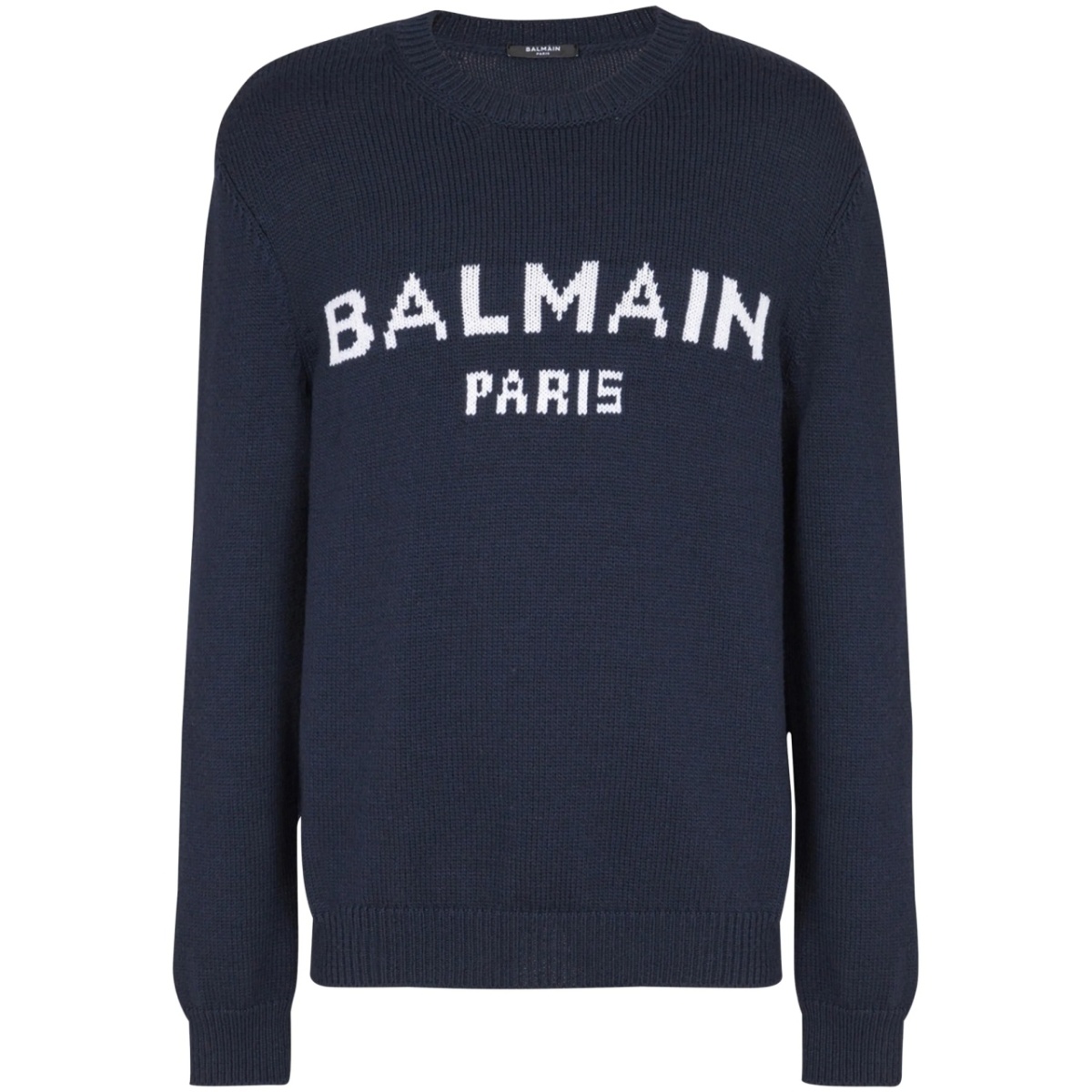 intarsia-logo sweater