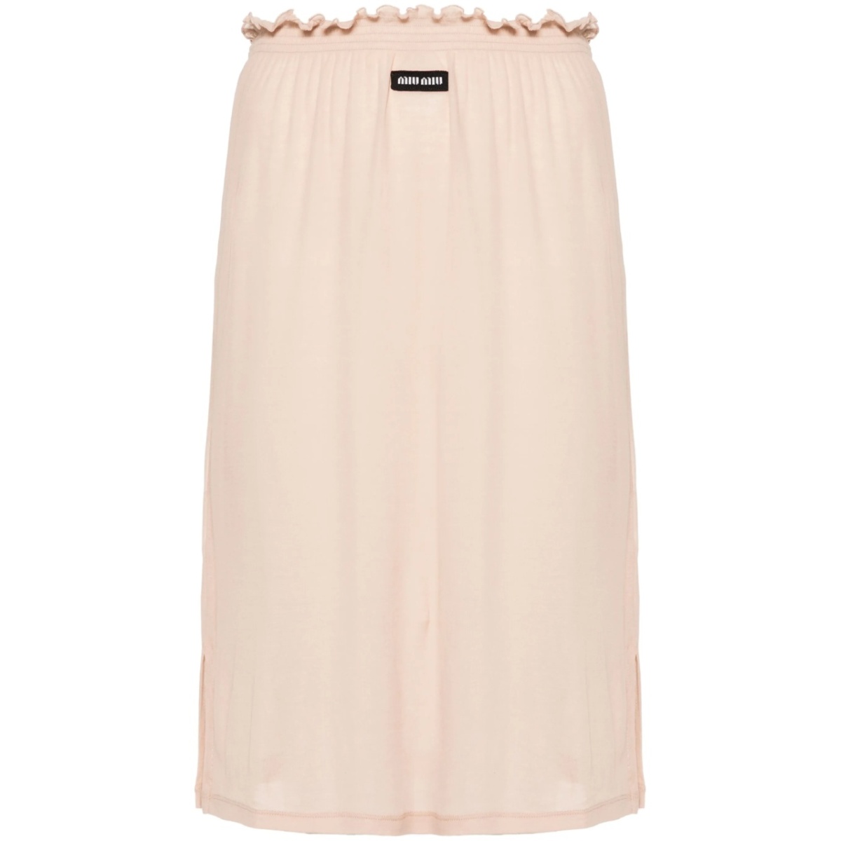 jersey midi skirt