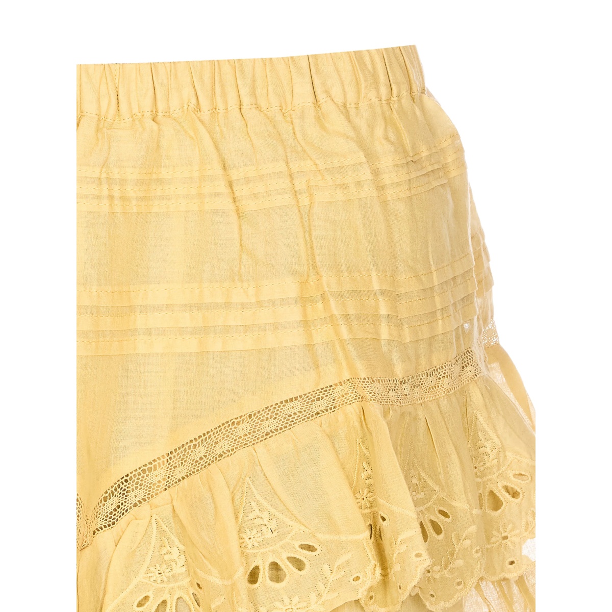 Jocadia embroidered ruffled mini skirt - Img 4