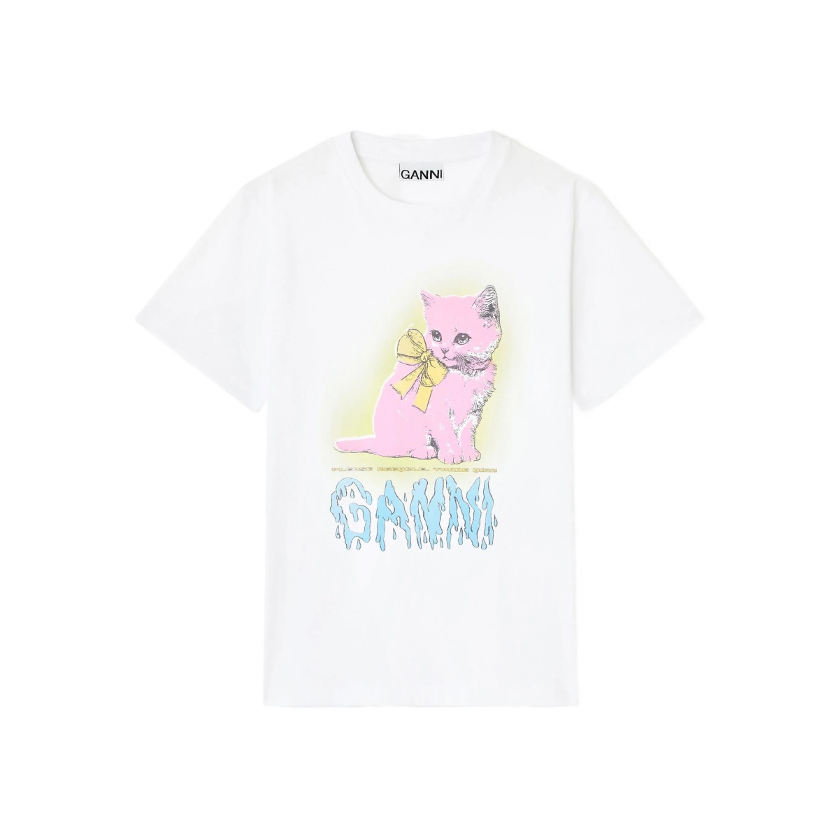 Kitty cat-bow T-shirt