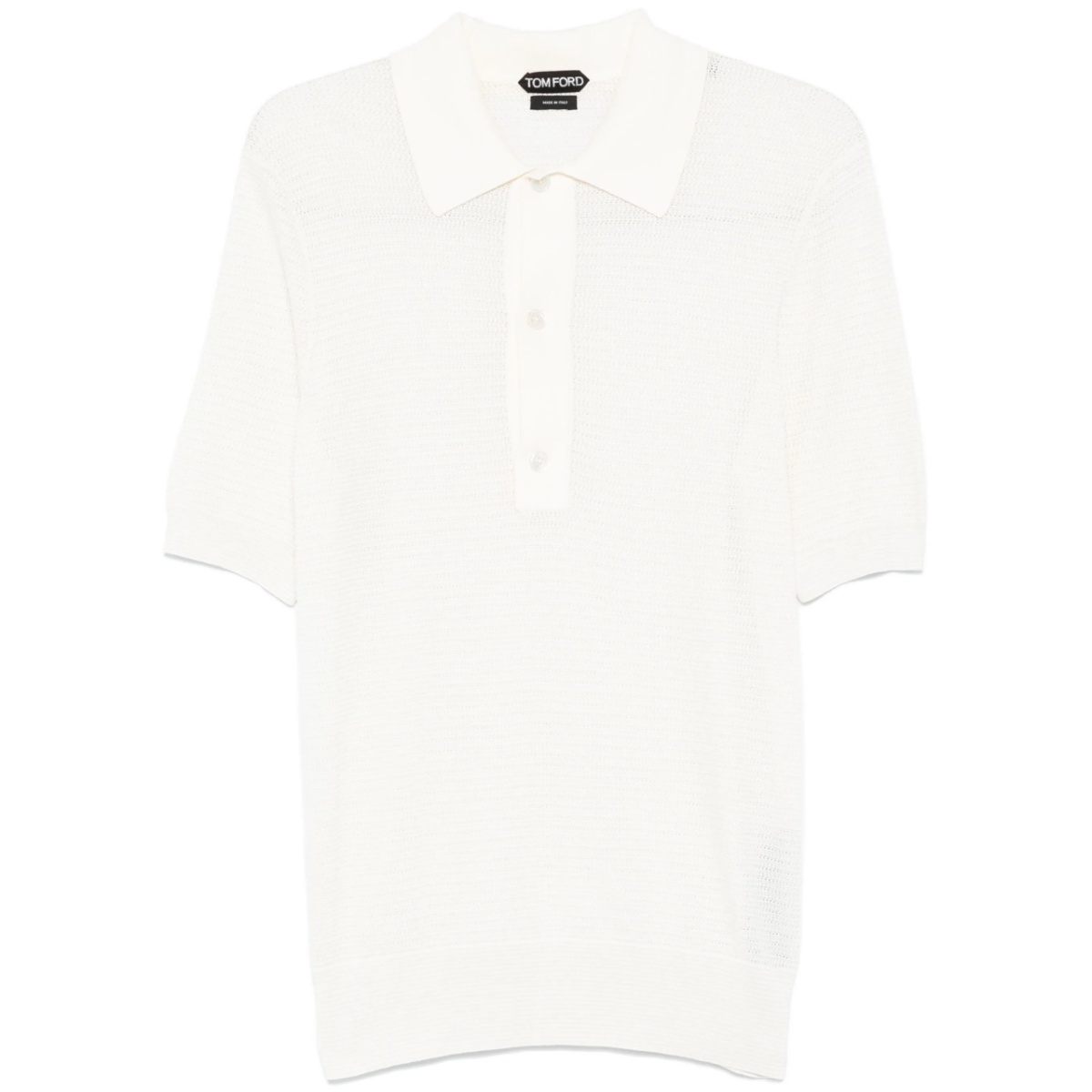 knitted polo shirt