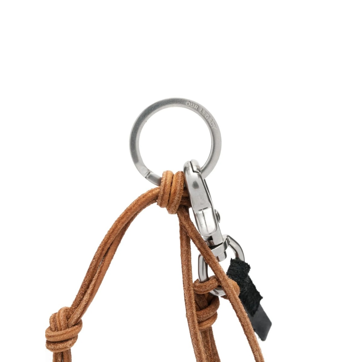 Ladon knotted leather keychain - Img 2