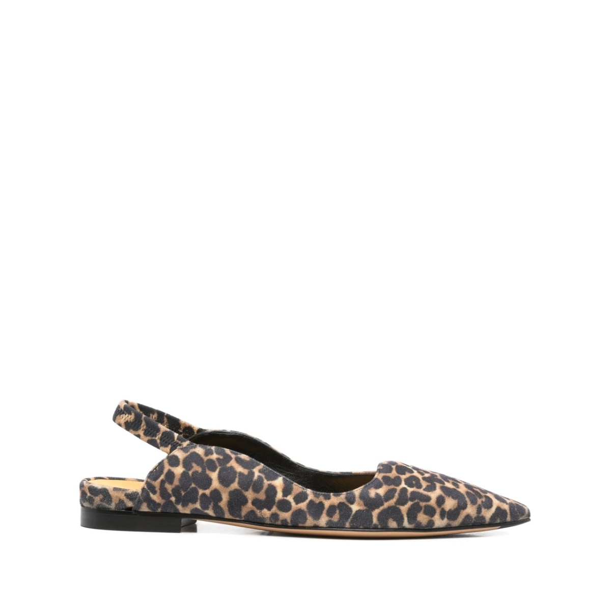 leopard-print slingback pumps