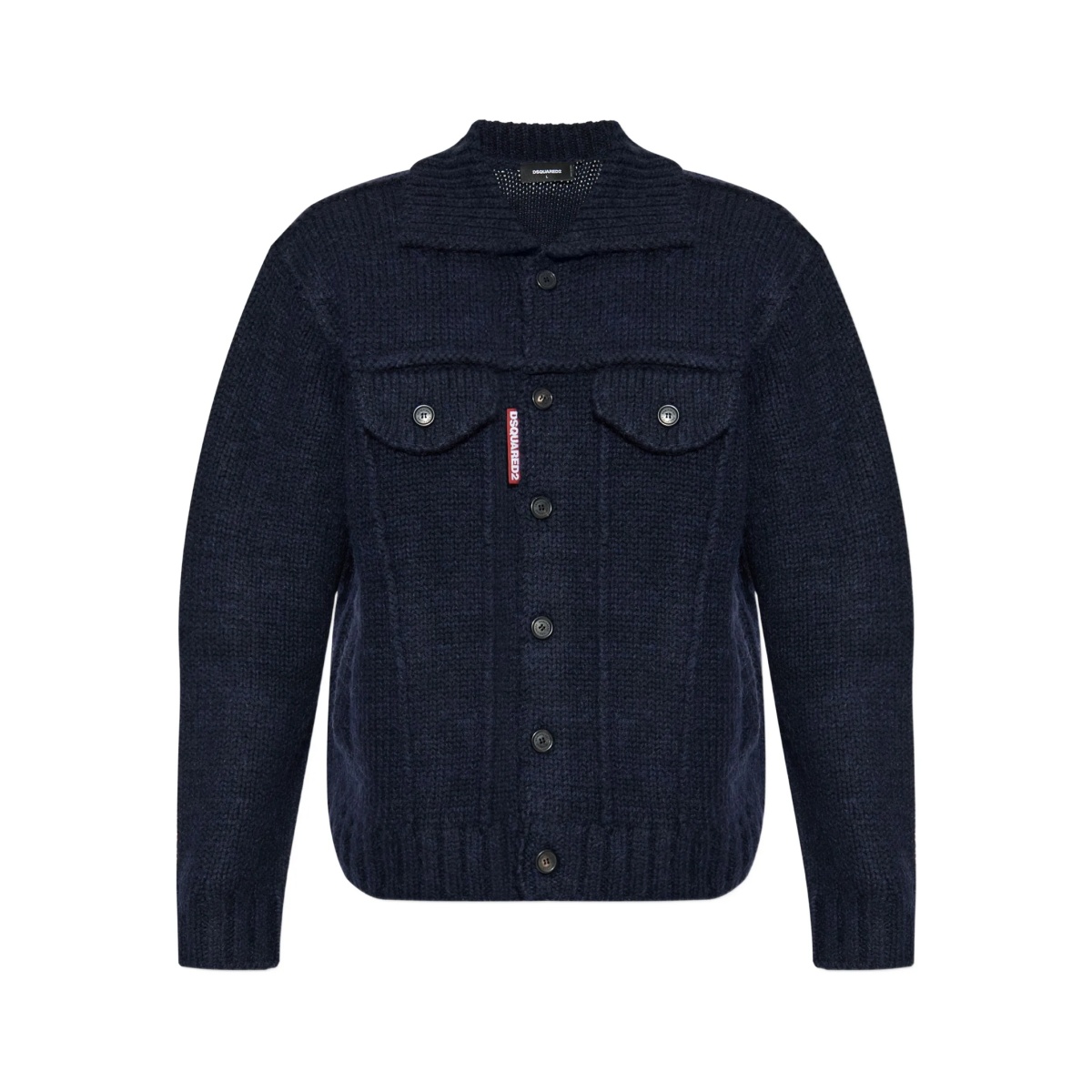 logo-detail cardigan
