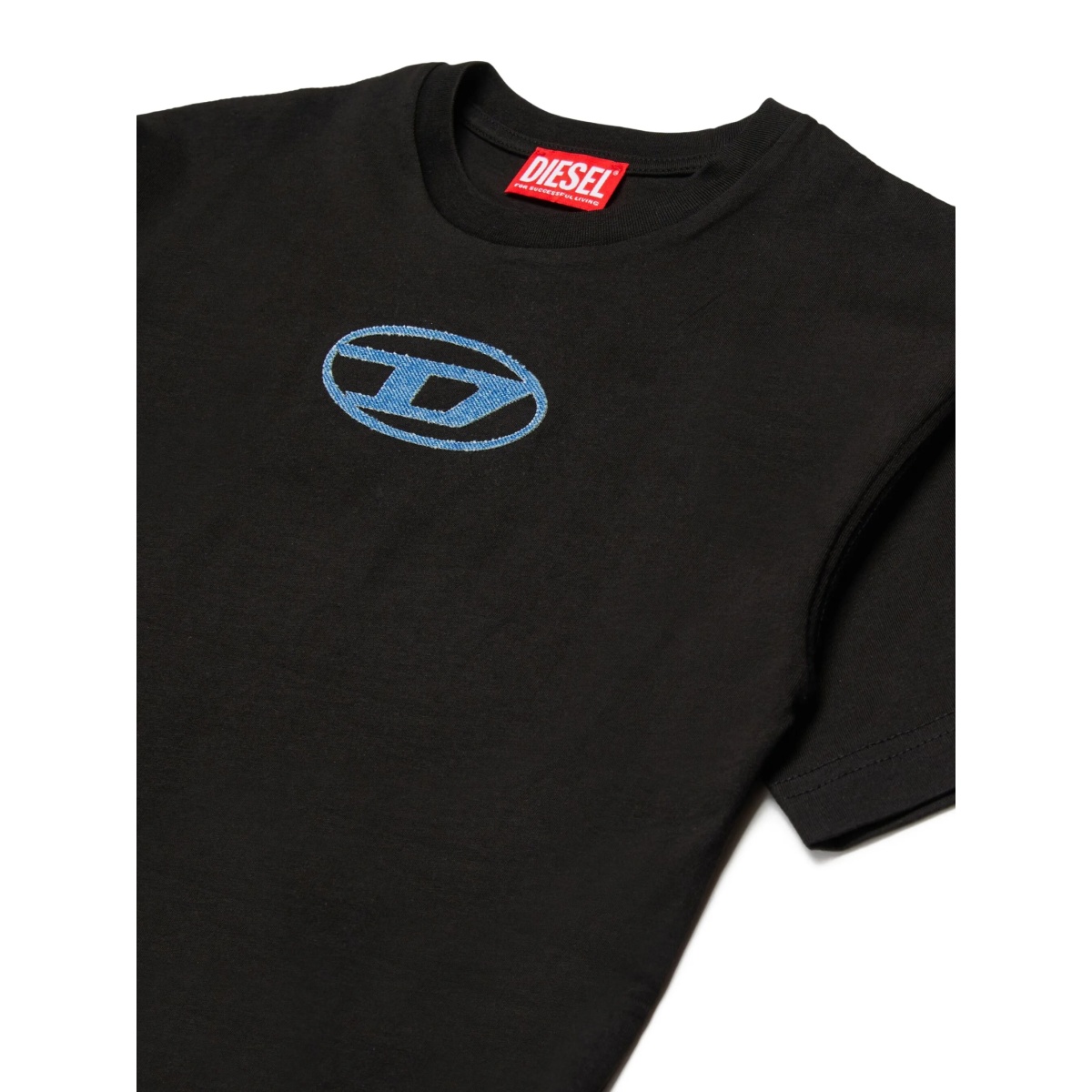 logo-detail cotton T-shirt - Img 3