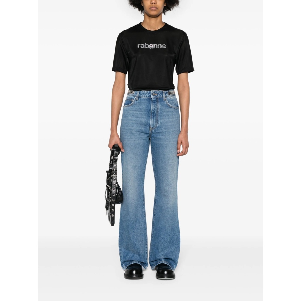 logo-embellished jersey T-shirt - Img 2