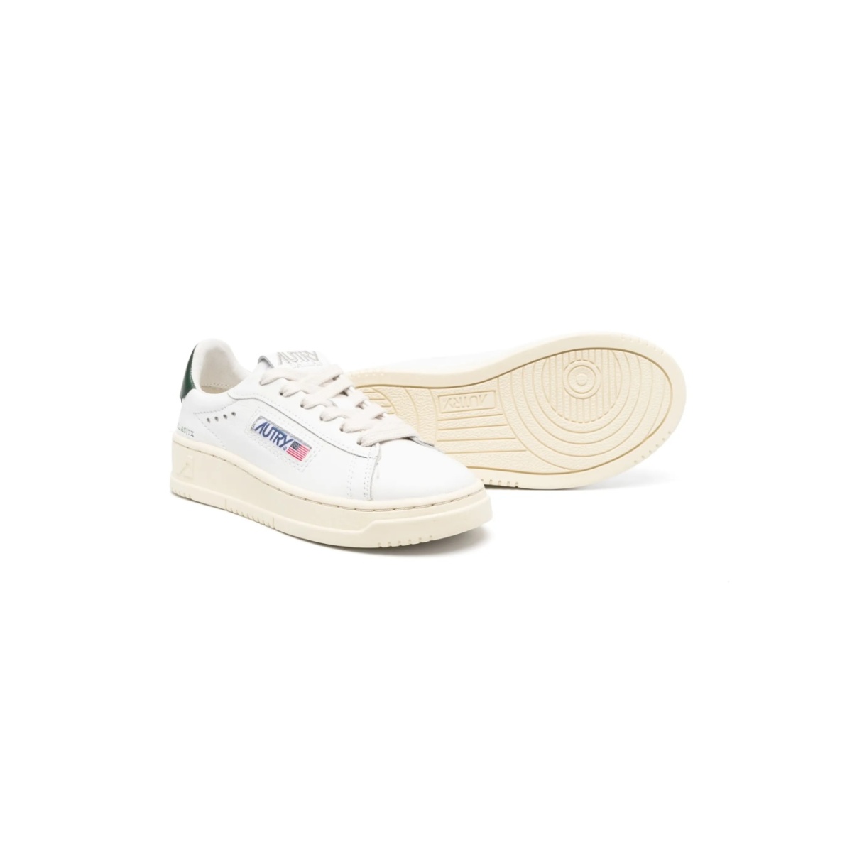 logo-embellished leather sneakers - Img 2