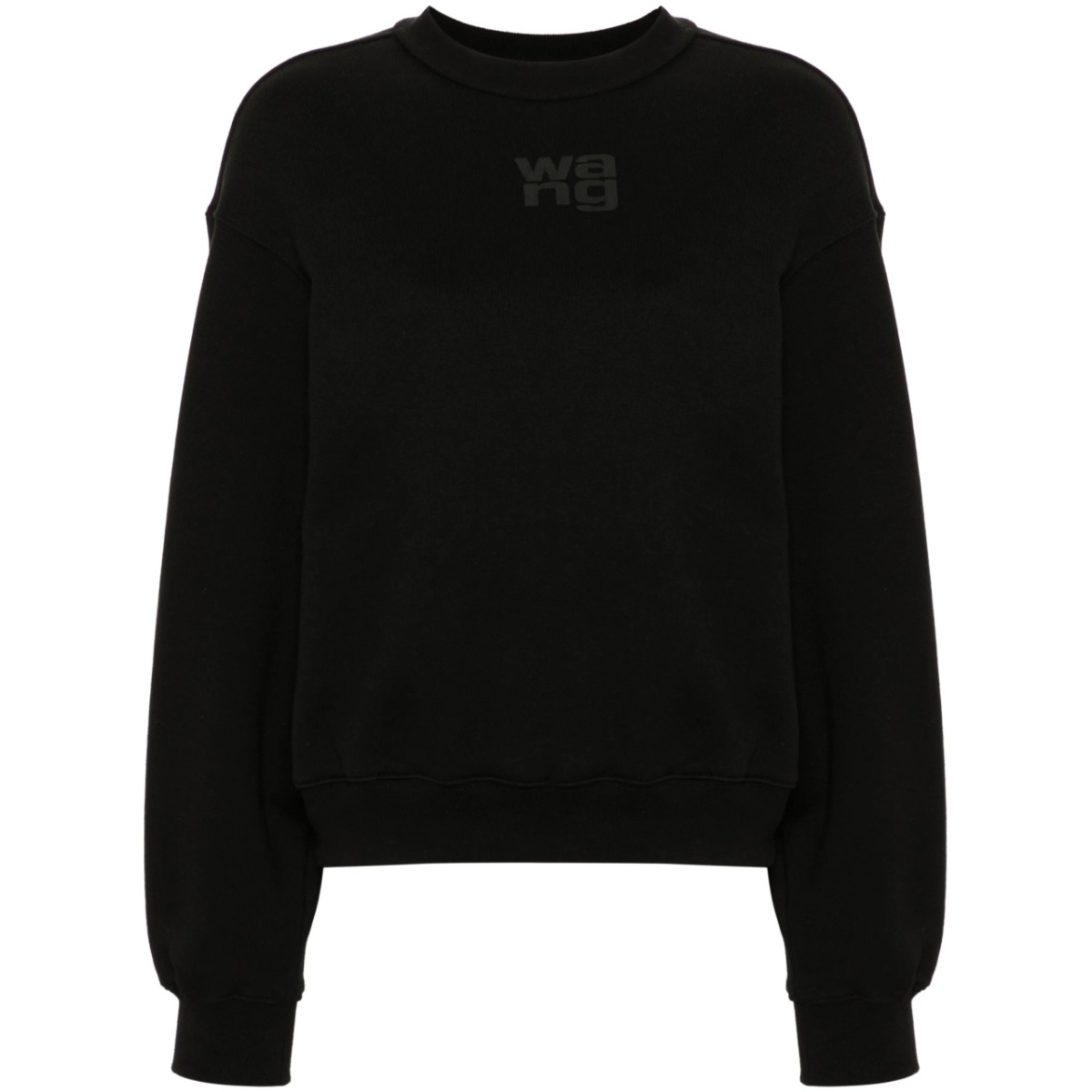 logo-embossed cotton sweatshirt