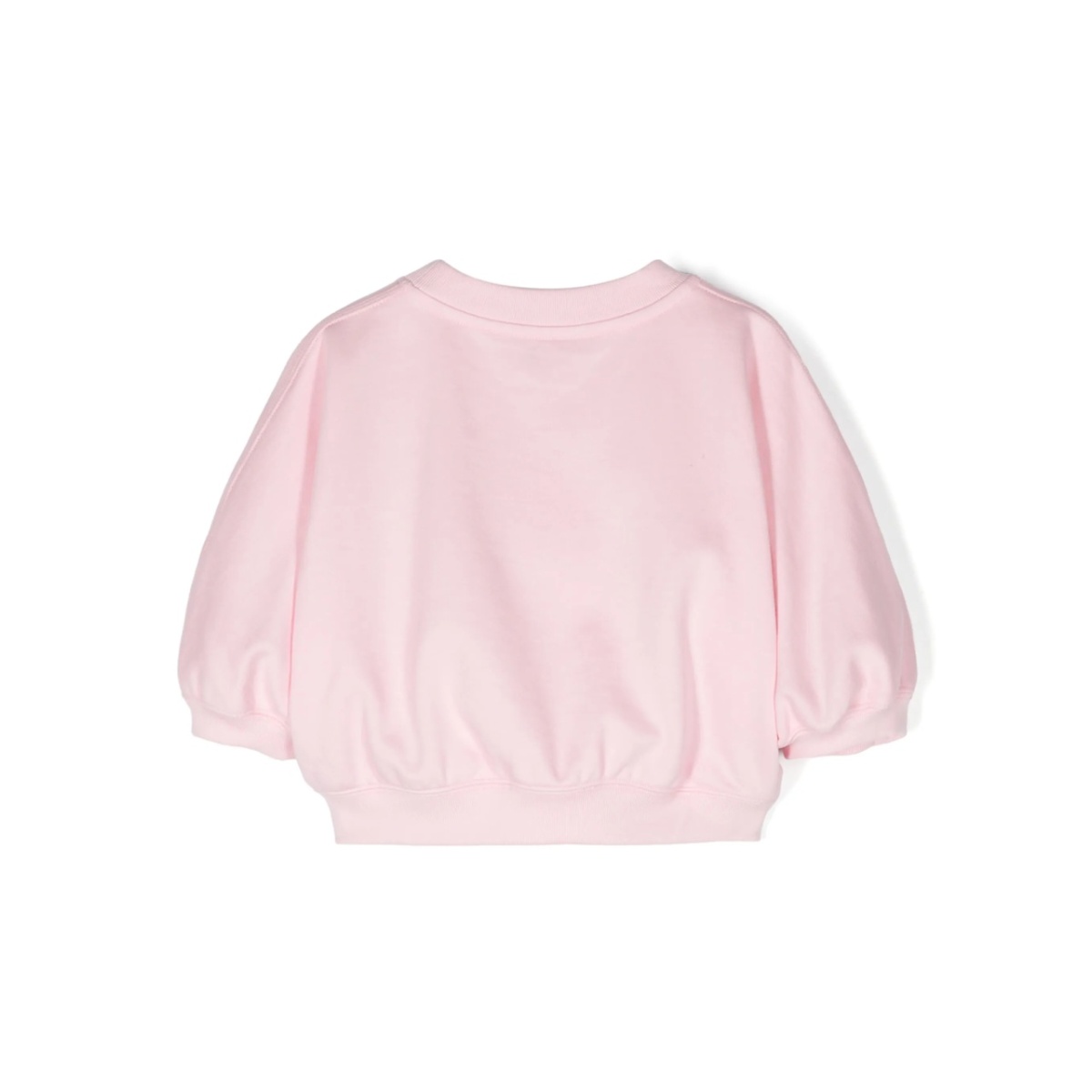 logo-embossed cotton sweatshirt - Img 2
