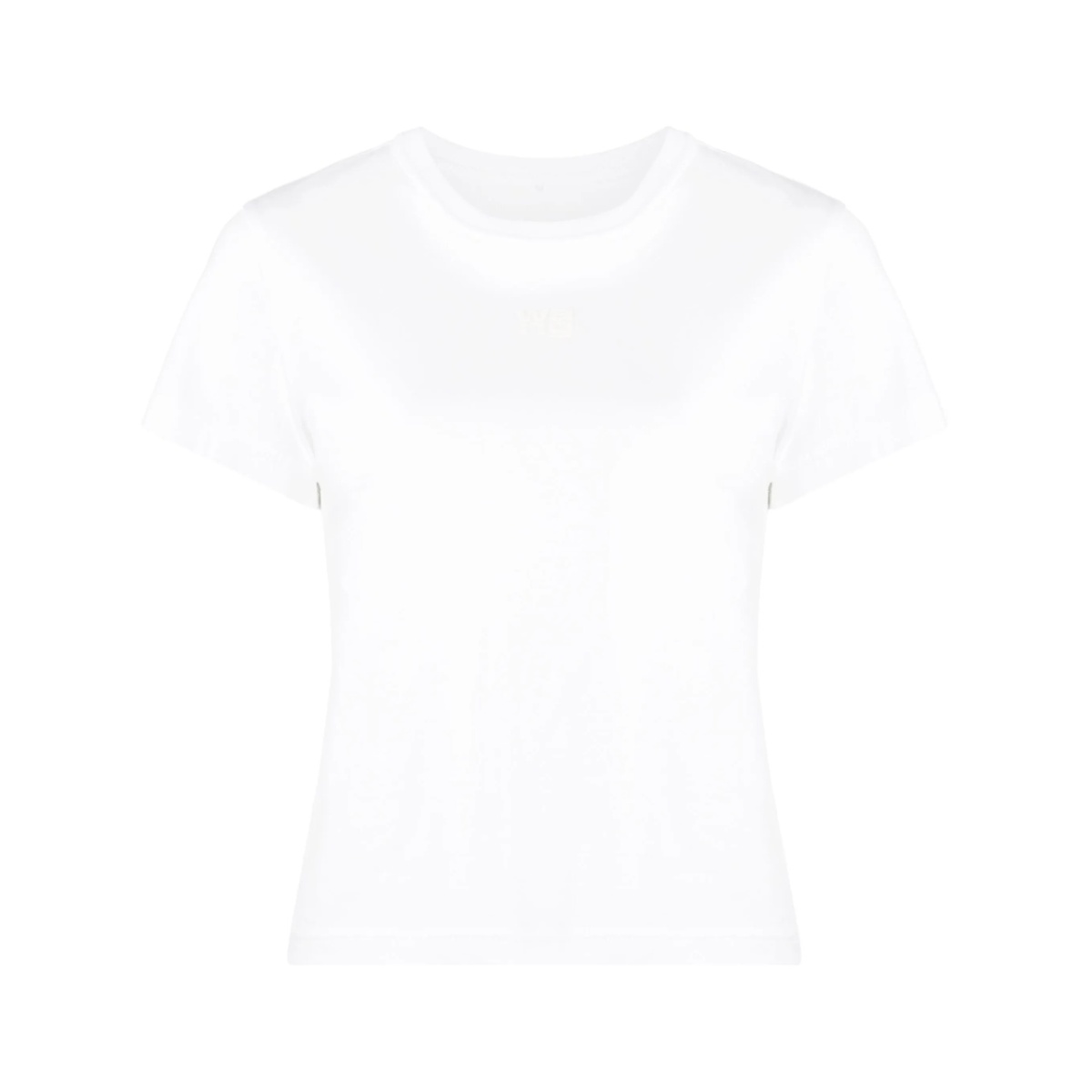 logo-embossed cotton T-shirt