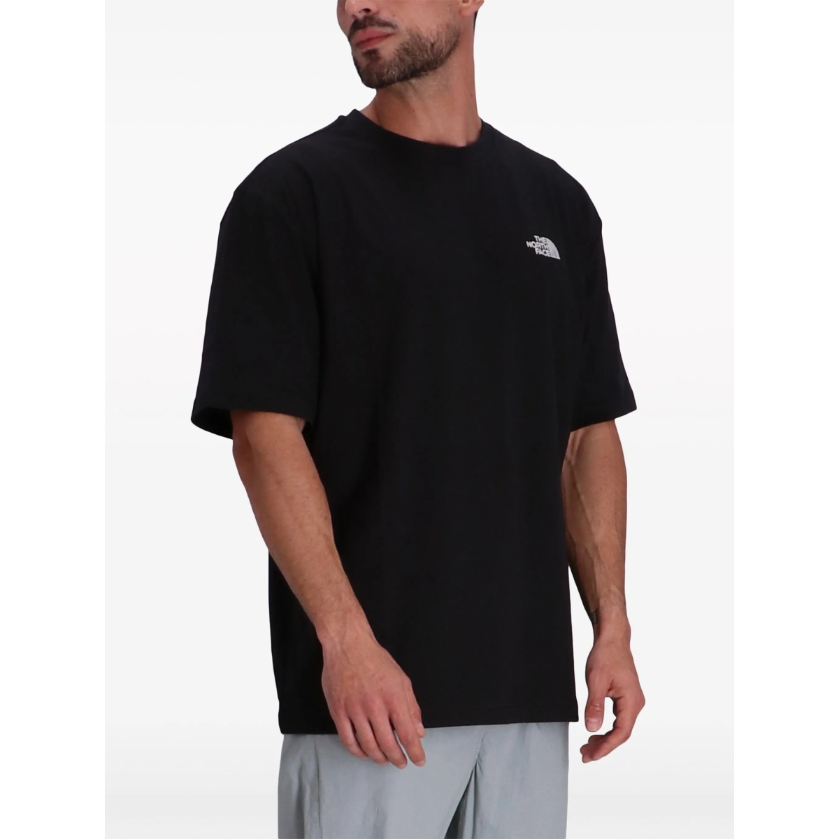 logo-embroidered cotton T-shirt - Img 3