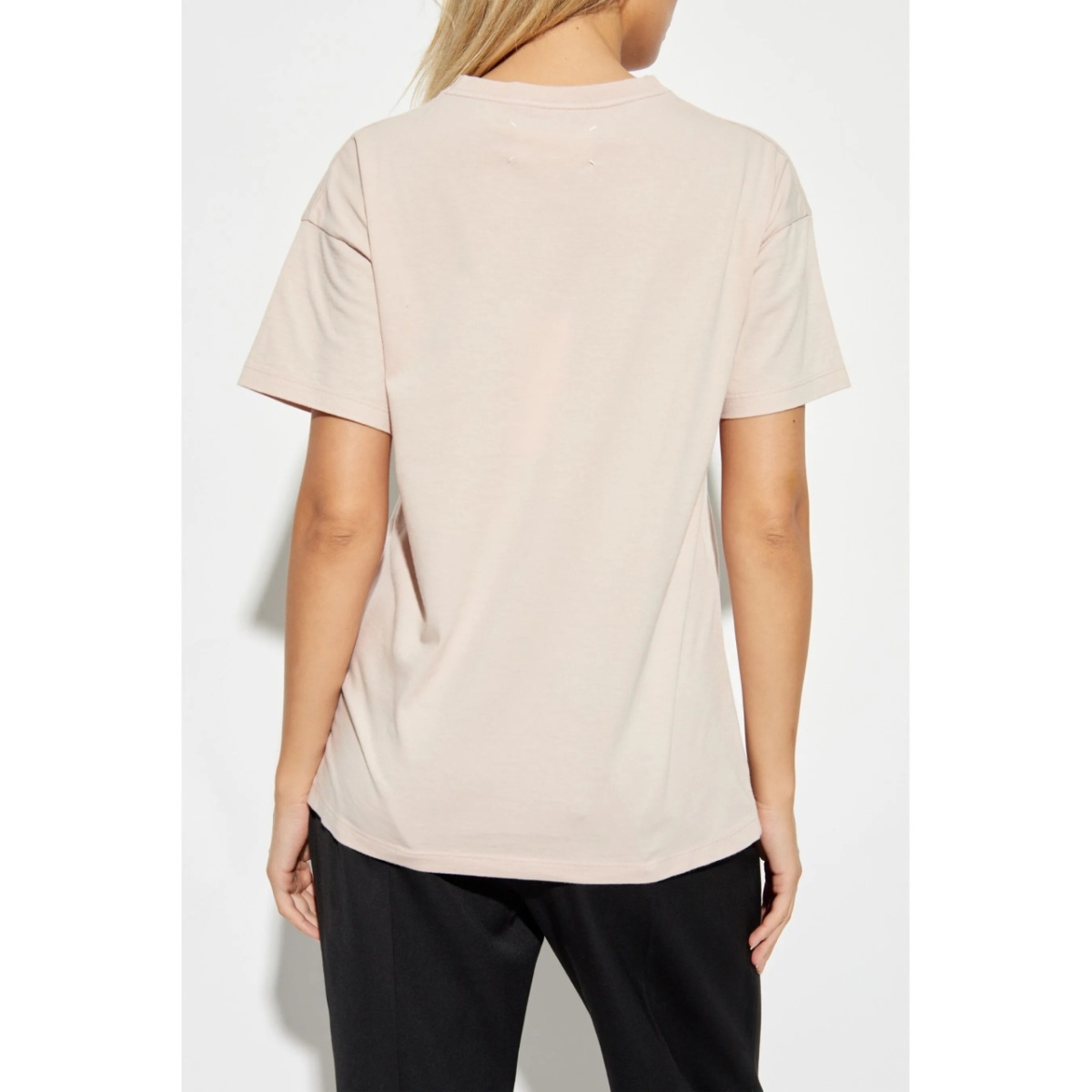 logo-embroidered cotton t-shirt - Img 4