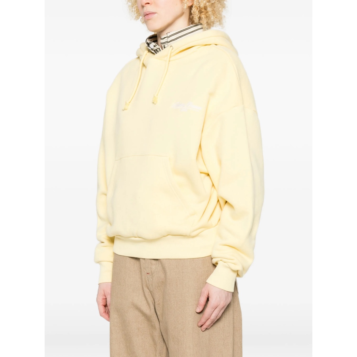 logo-embroidered hoodie - Img 3
