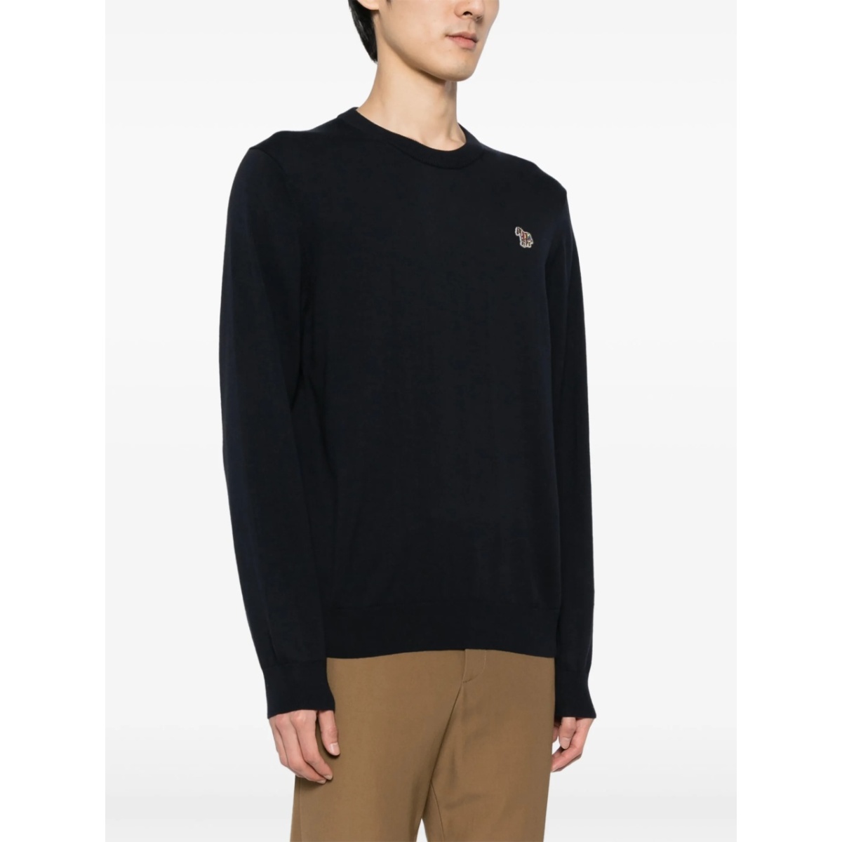 logo-embroidered organic-cotton sweatshirt - Img 3