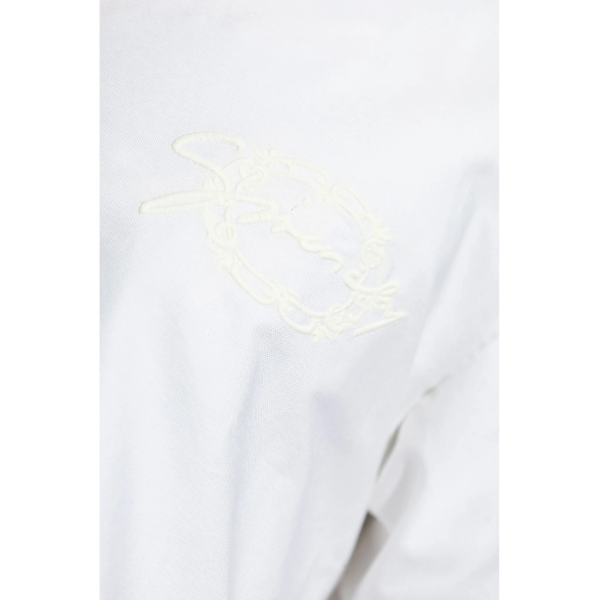 logo-embroidered shirt - Img 5