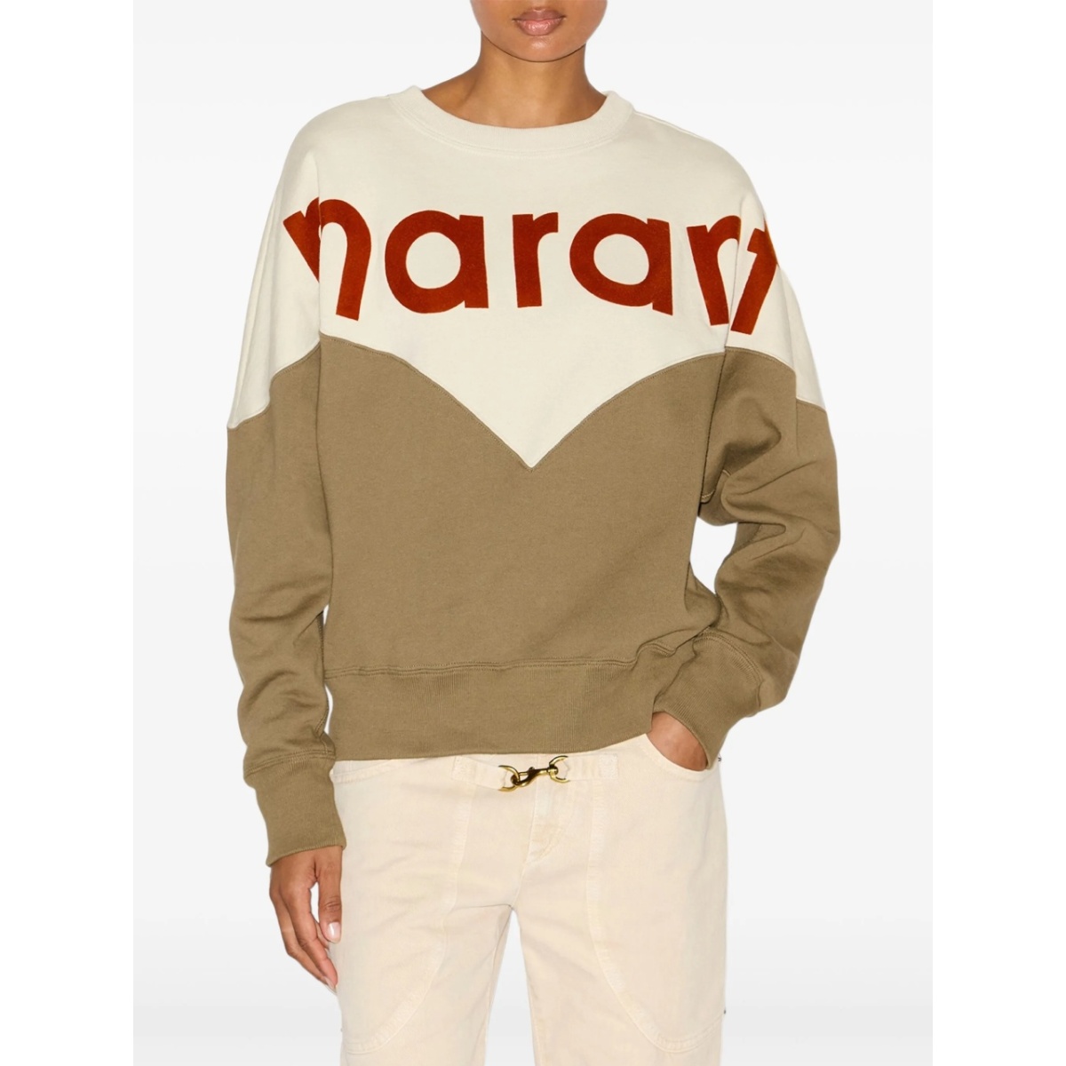 logo-embroidered sweatshirt - Img 2