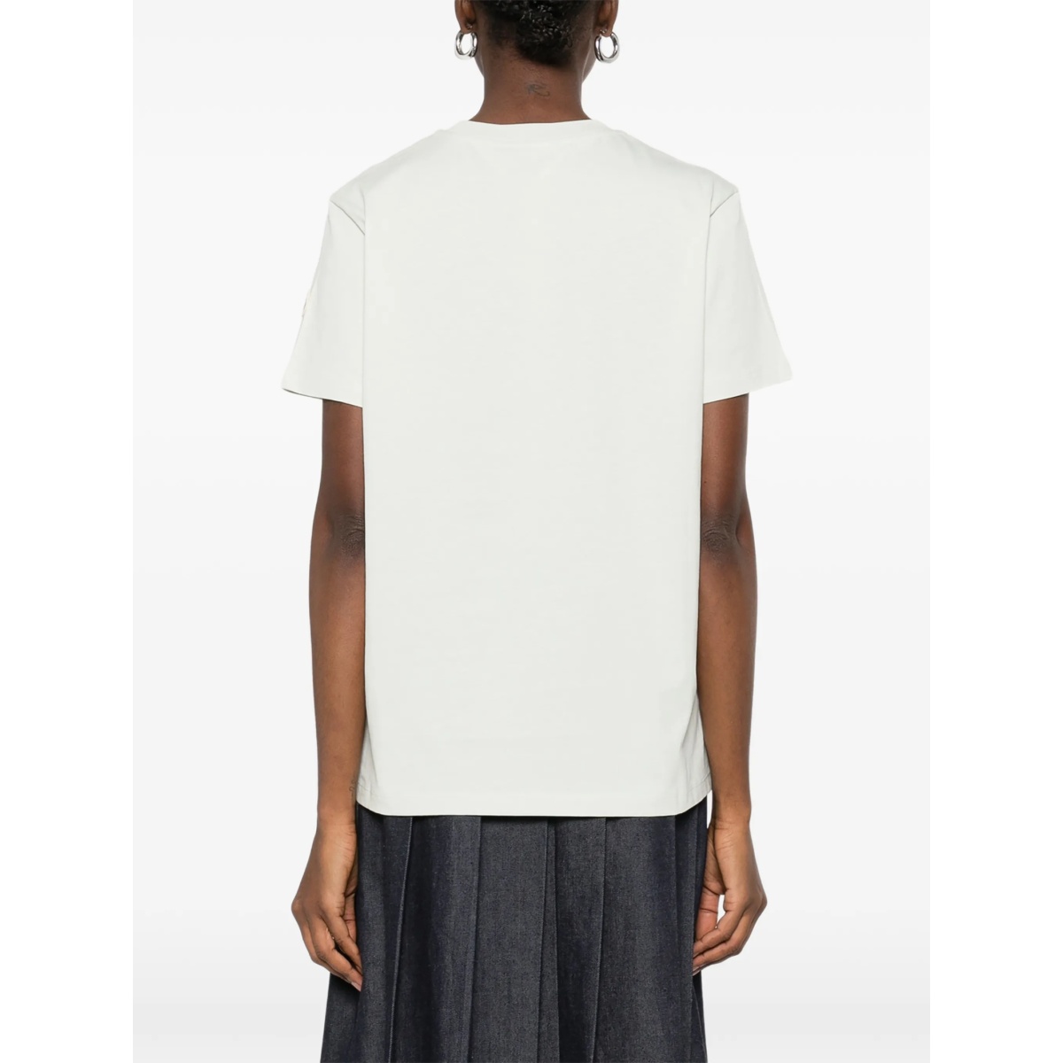 logo-embroidered T-shirt - Img 4