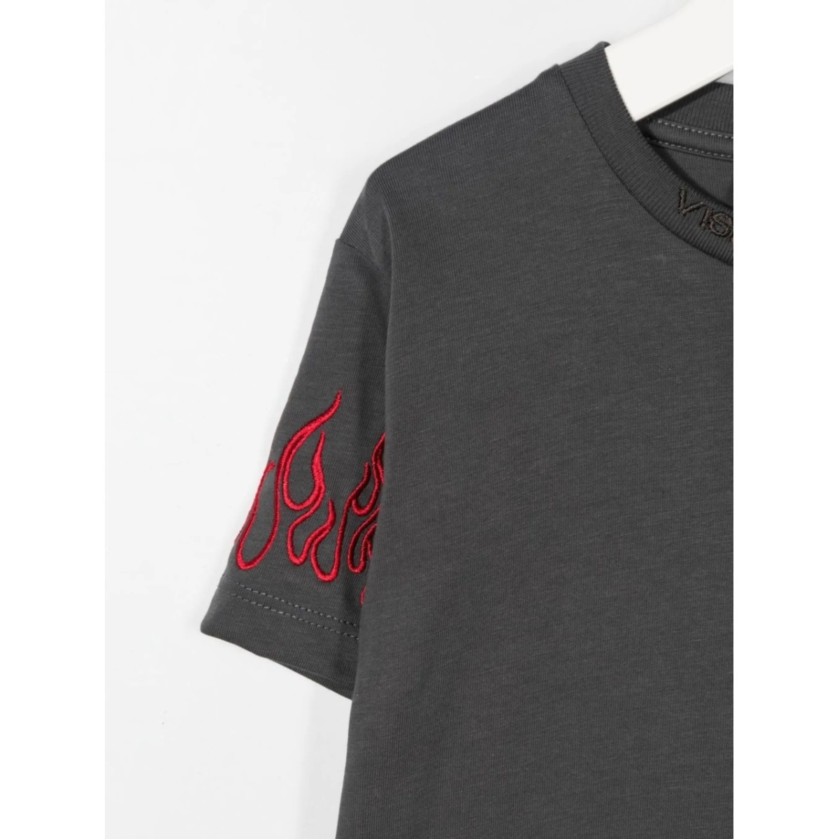 logo-embroidered T-shirt - Img 3