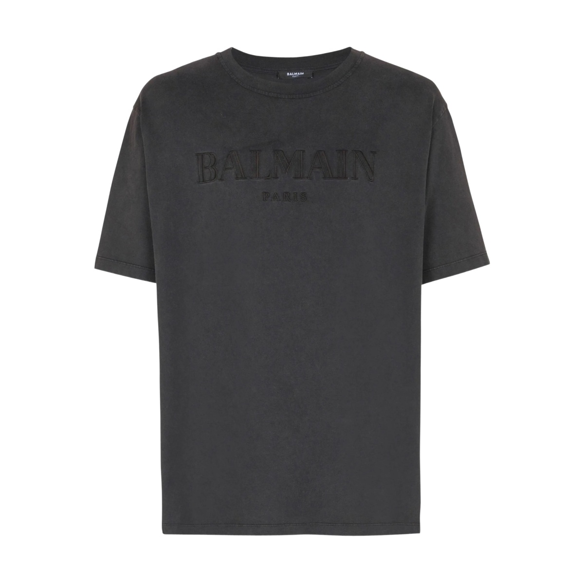 logo-embroidered T-shirt